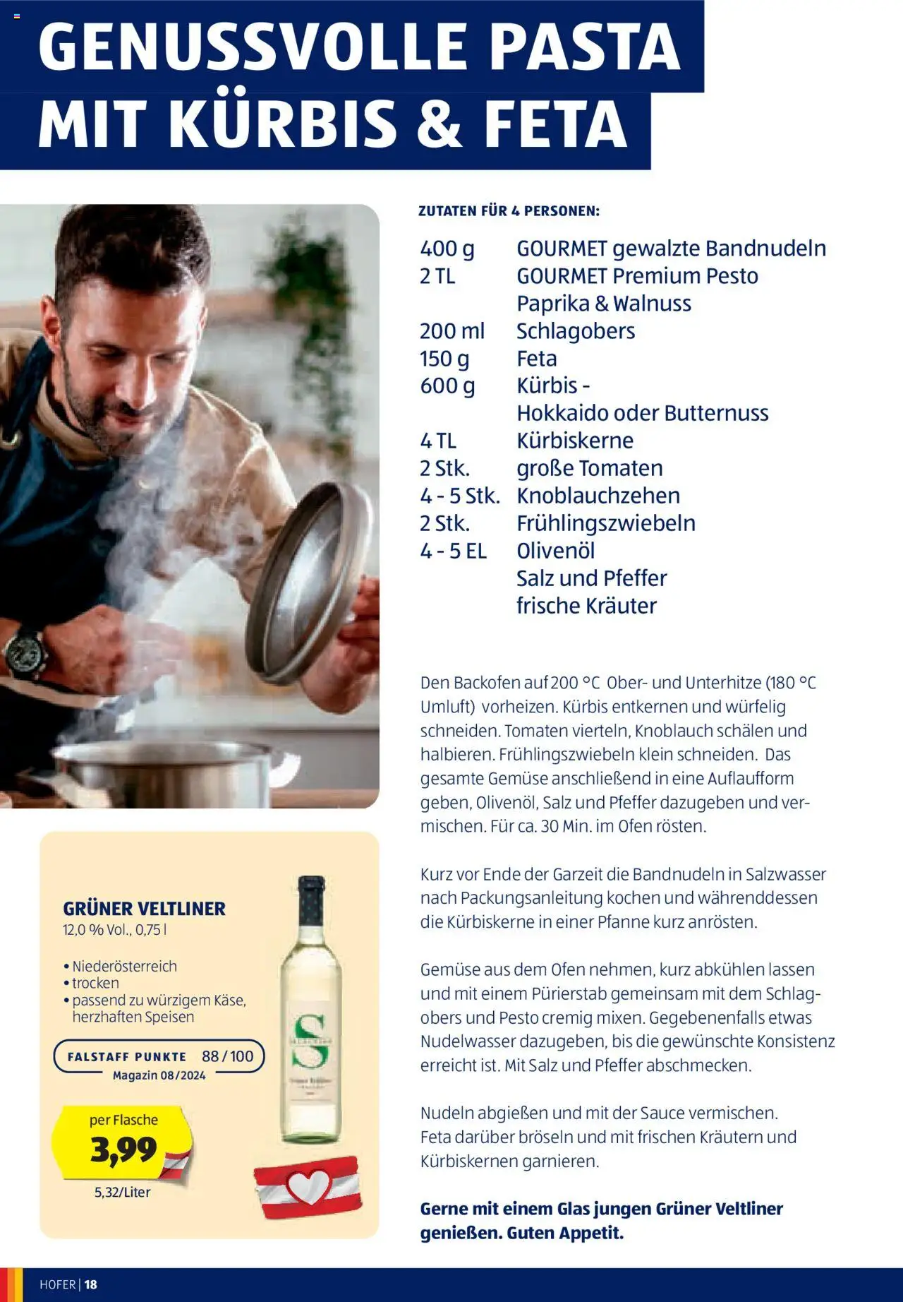 Hofer Wein-Magazin gültig ab 16.10.2024 | Seite: 18 | Produkte: Gemüse, Salz, Pfeffer, Ofen