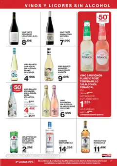 Vista previa Supercor folleto válido desde el 07.01.2026 | Página: 27 | Productos: Ron, Vino, Ginebra