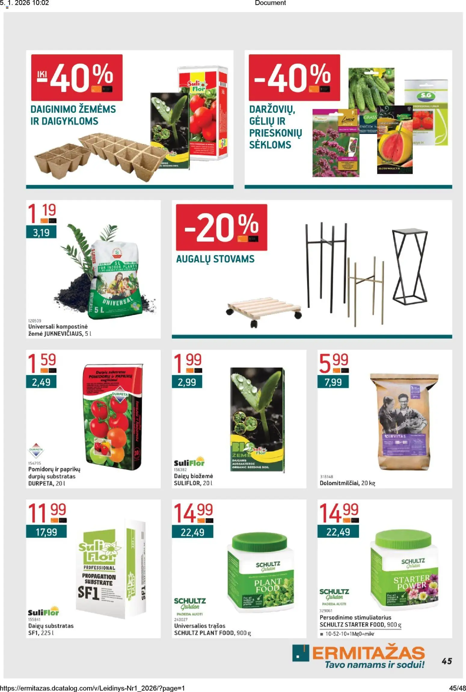 ERMITAŽAS akcijos nuo 05.01.2026 | Puslapis: 45