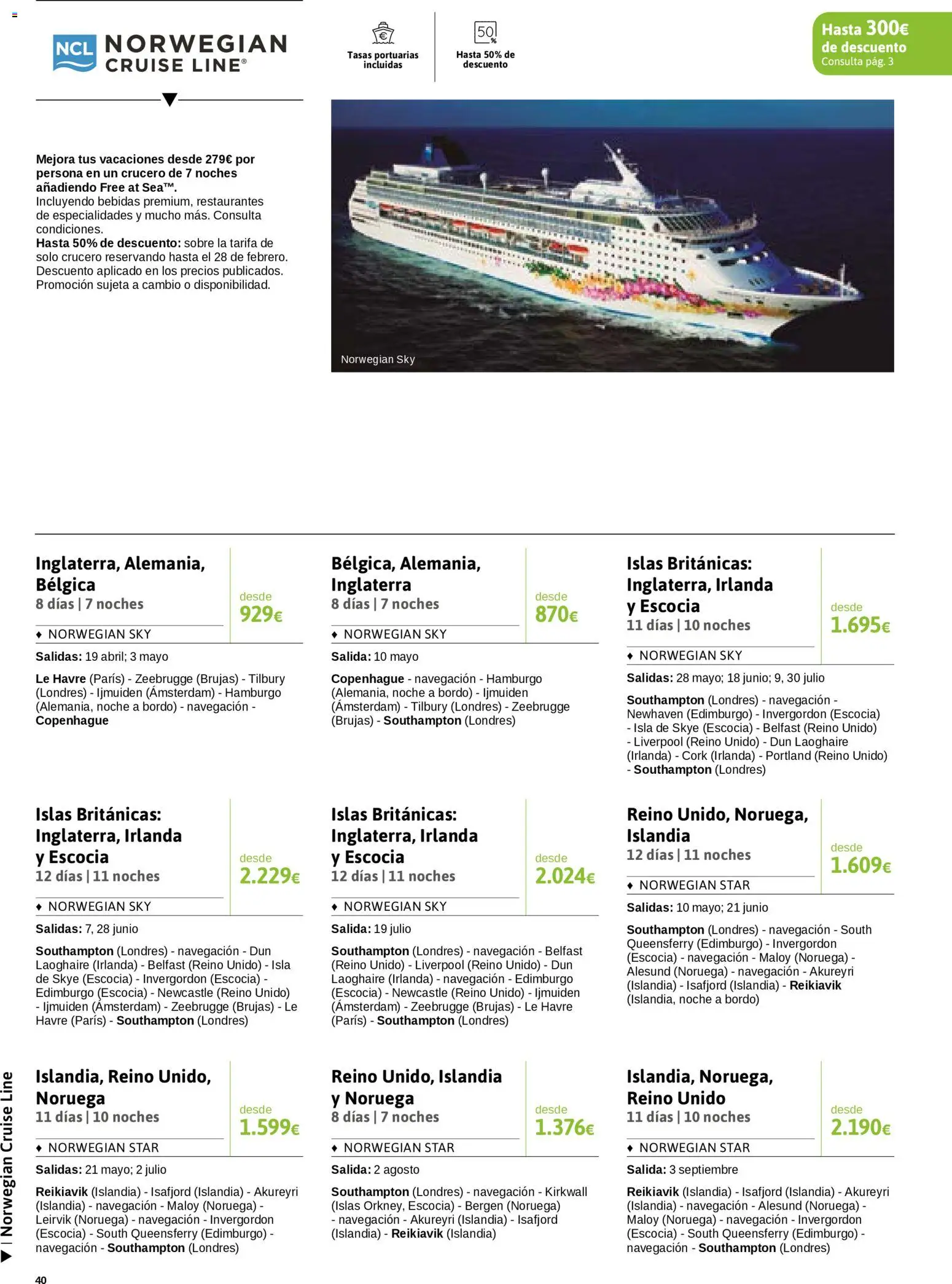 Viajes El Corte Inglés Semana del Crucero │ válido desde el 07.01.2026 | Página: 41 | Productos: Navegación