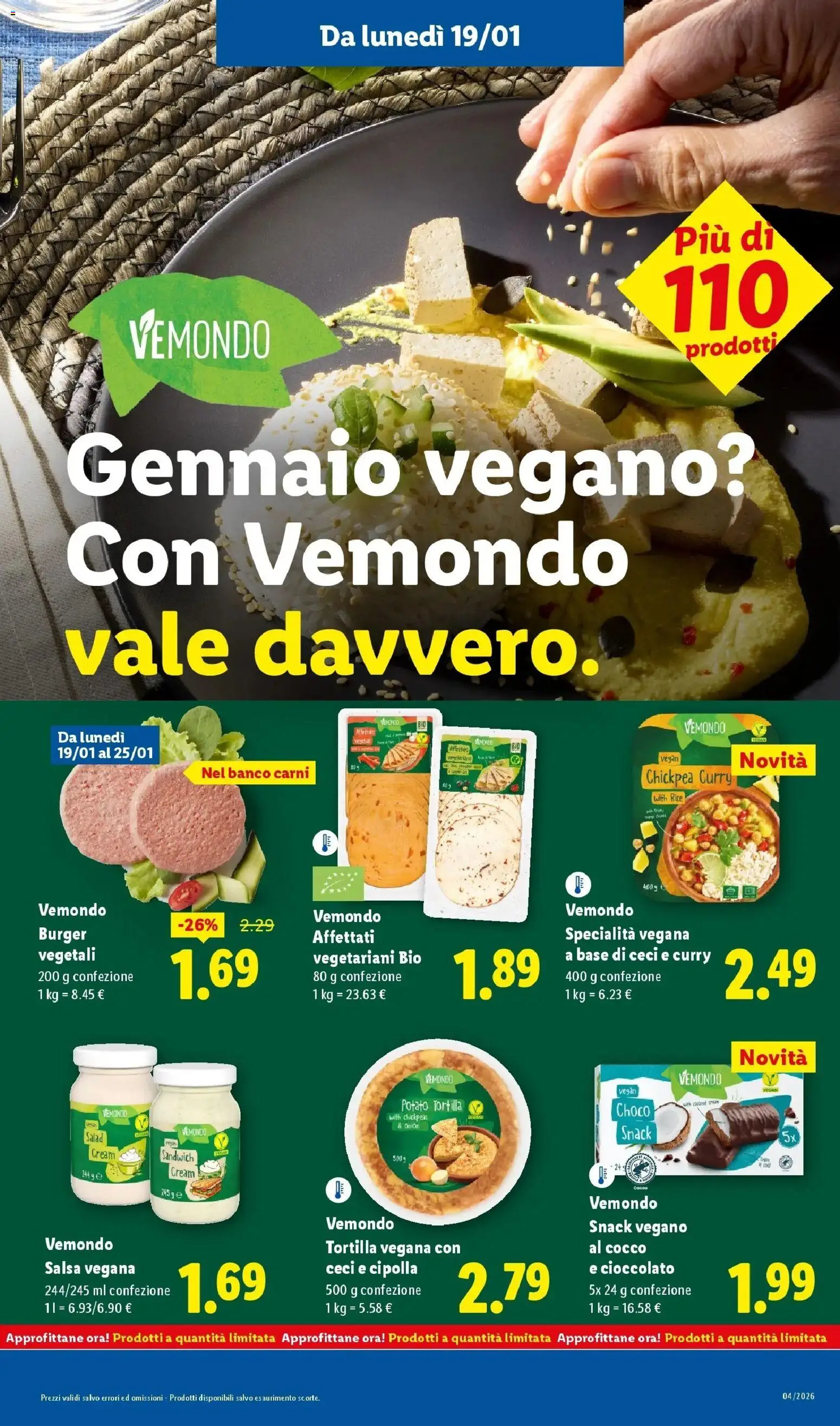 Volantino Lidl del 15.01.2026 | Pagina: 21 | Prodotti: Cioccolato, Ceci, Salsa, Cocco