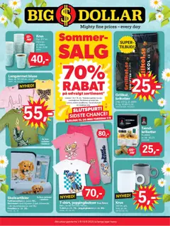 Eksempel på tilbudsavis Bigdollar - Tilbudsavis fra butik Bigdollar gyldig fra 01.08.2025