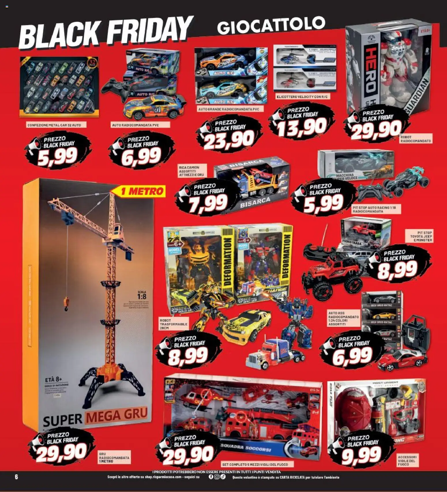 Volantino RisparmioCasa del 13.11.2025 | Pagina: 6 | Prodotti: Scala, Robot