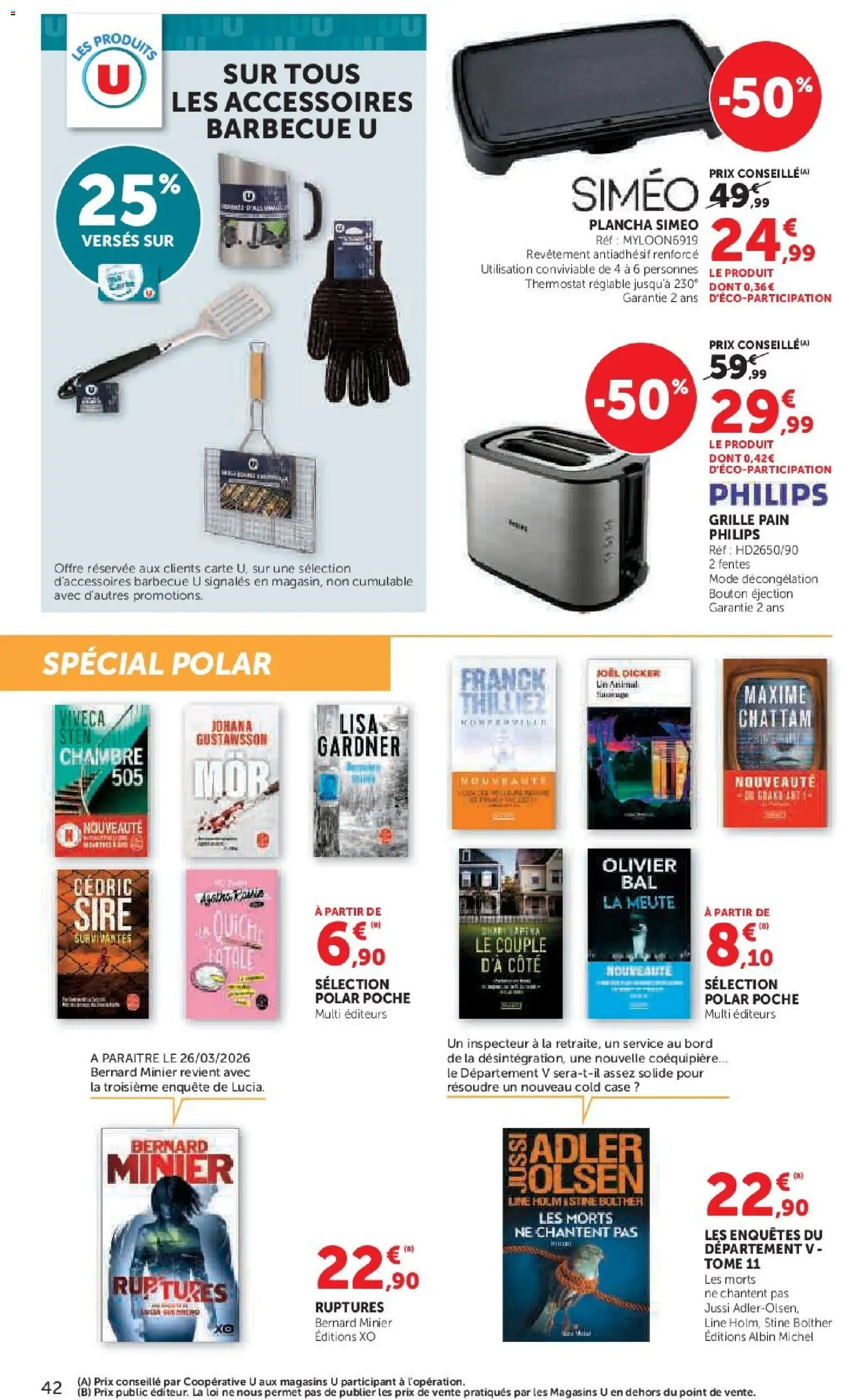 {H1} | Page: 42 | Produits: Plancha, Barbecue, Olivier, Pain