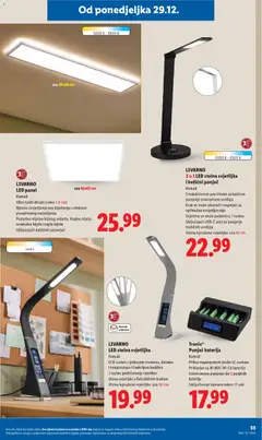 Katalog Lidl - Pregled kataloga iz trgovine Lidl, vrijedi od 27.12.2025 | Stranica: 33 | Proizvodi: Baterija, Svjetiljka, Baterije, Smartphone