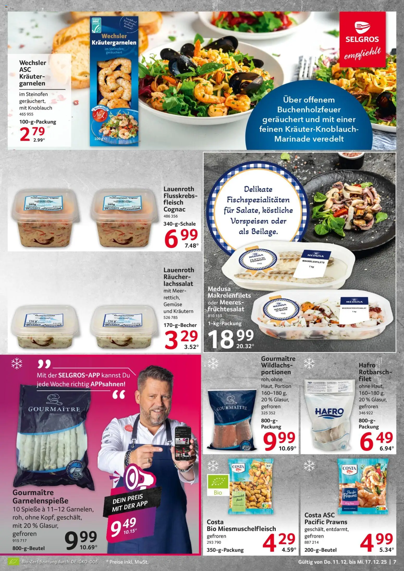 Selgros Prospekt 	 – gültig ab 11.12.2025 | Seite: 7 | Produkte: Spieße, Gemüse, Knoblauch, Fleisch