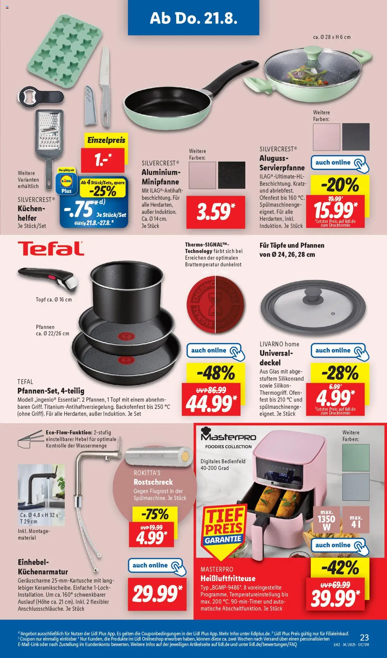 Lidl Prospekt Gundelsheim - gültig ab dem 18.08.2025 | Seite: 19 | Produkte: Ofen, Kuchen, Heißluftfritteuse