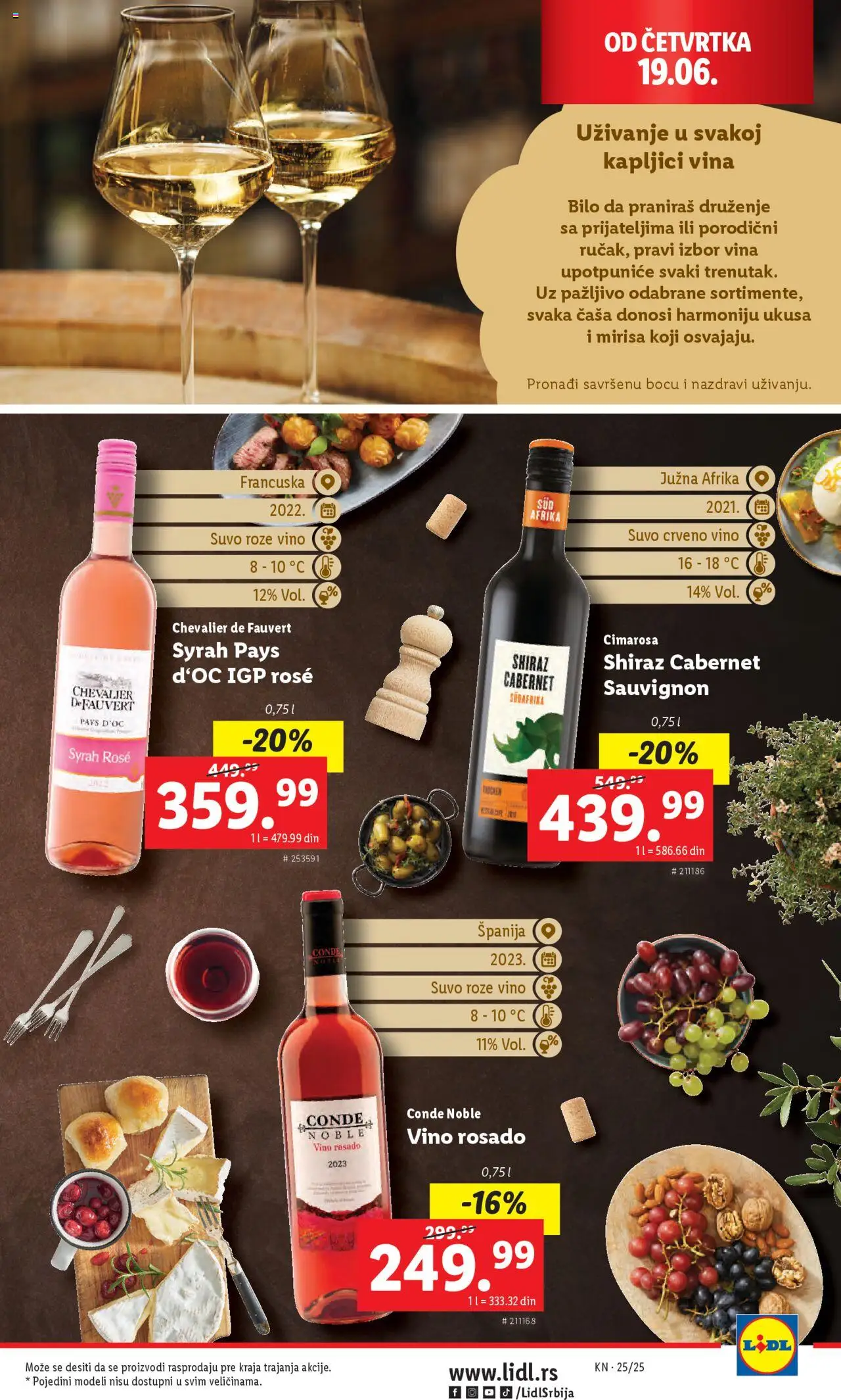 Lidl katalog - važi od 19.06.2025 | Strana: 39 | Proizvode: Crveno vino, Vino, Roze vino