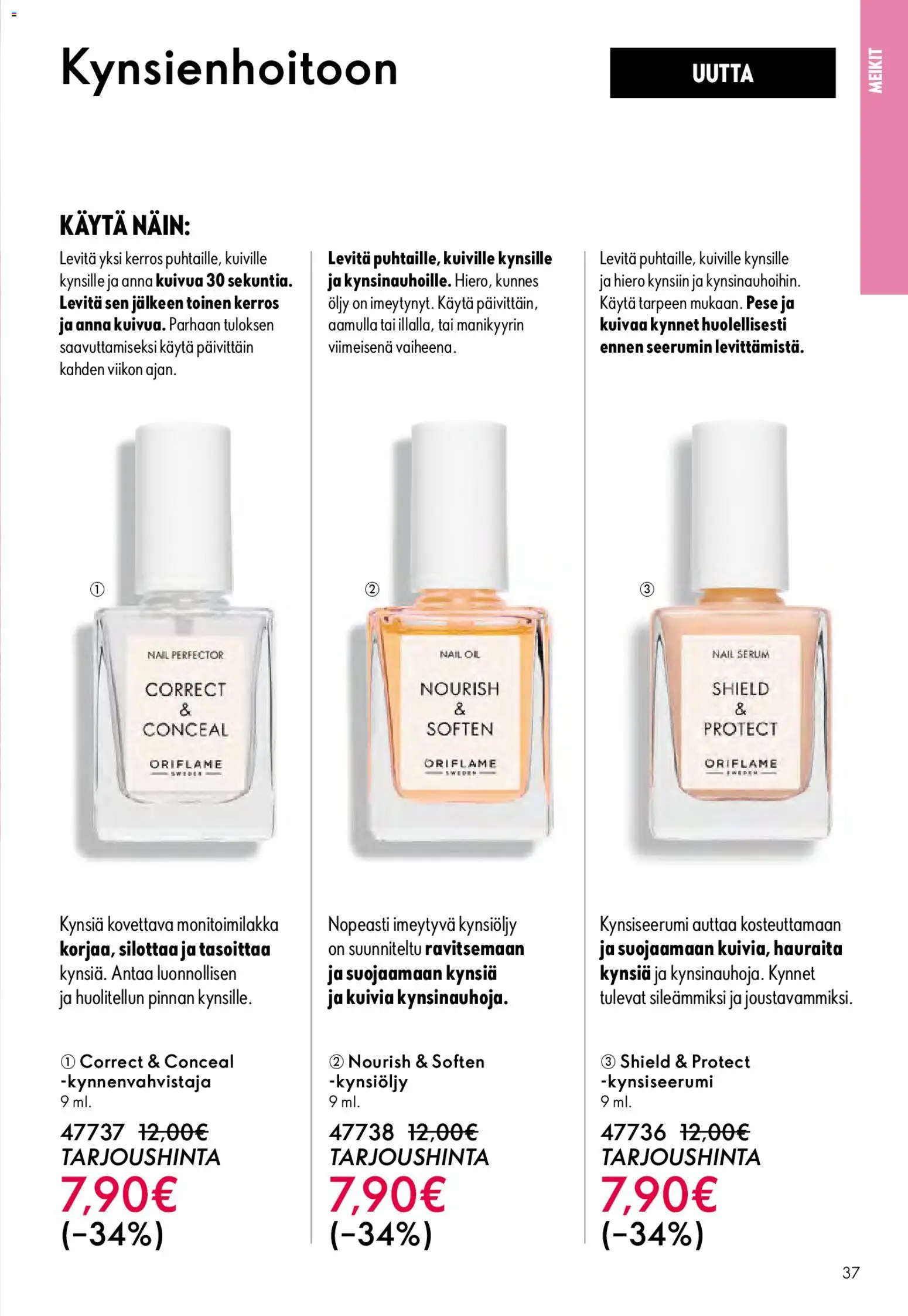 Oriflame - Esite 06 – voimassa 22.04.2026 alkaen | Sivu: 37 | Tuotteet: Öljy