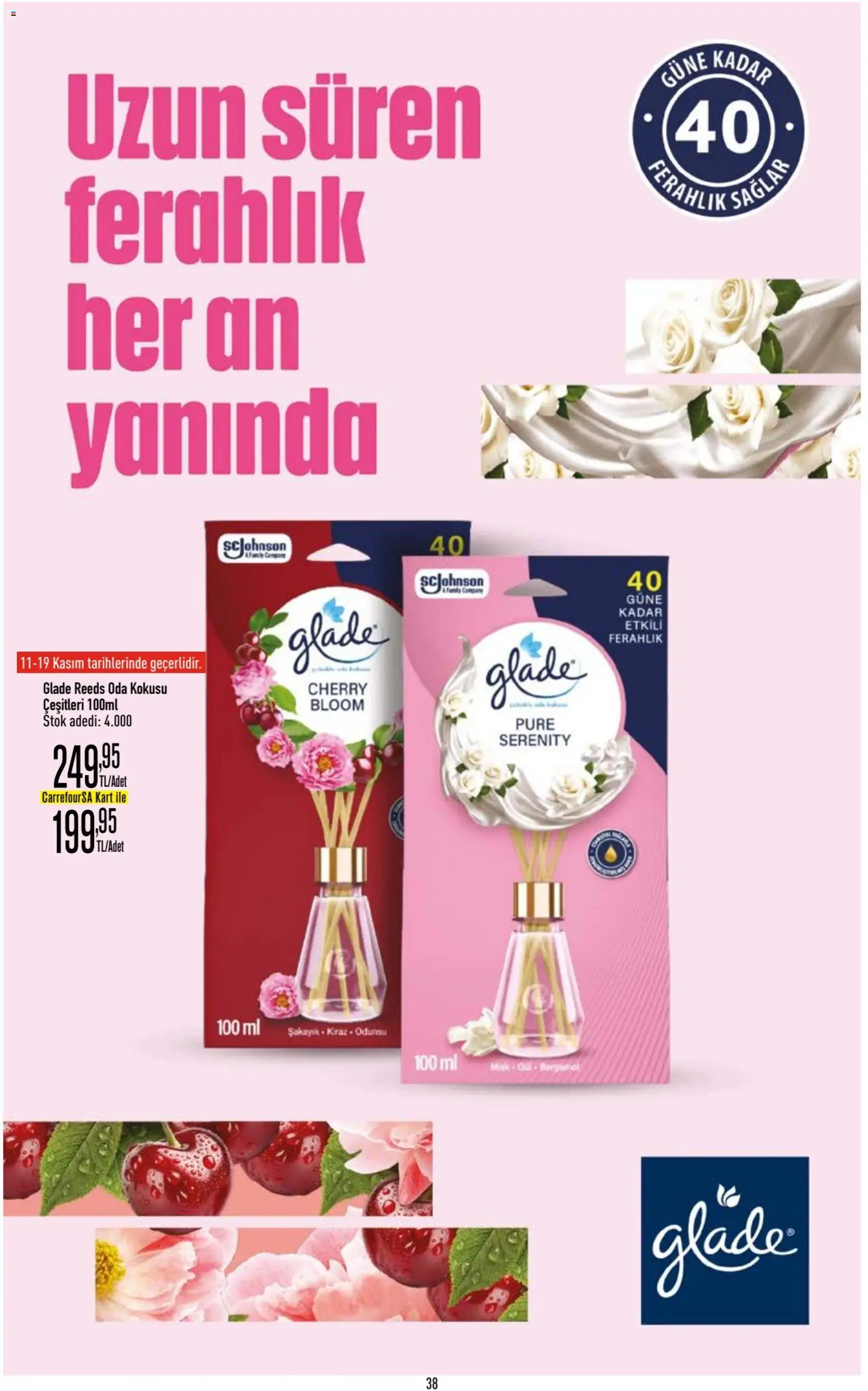 CarrefourSA Katalog - 06.11.2025 tarihinden itibaren geçerlidir | Sayfa: 38 | Ürünler: Oda kokusu, Kiraz
