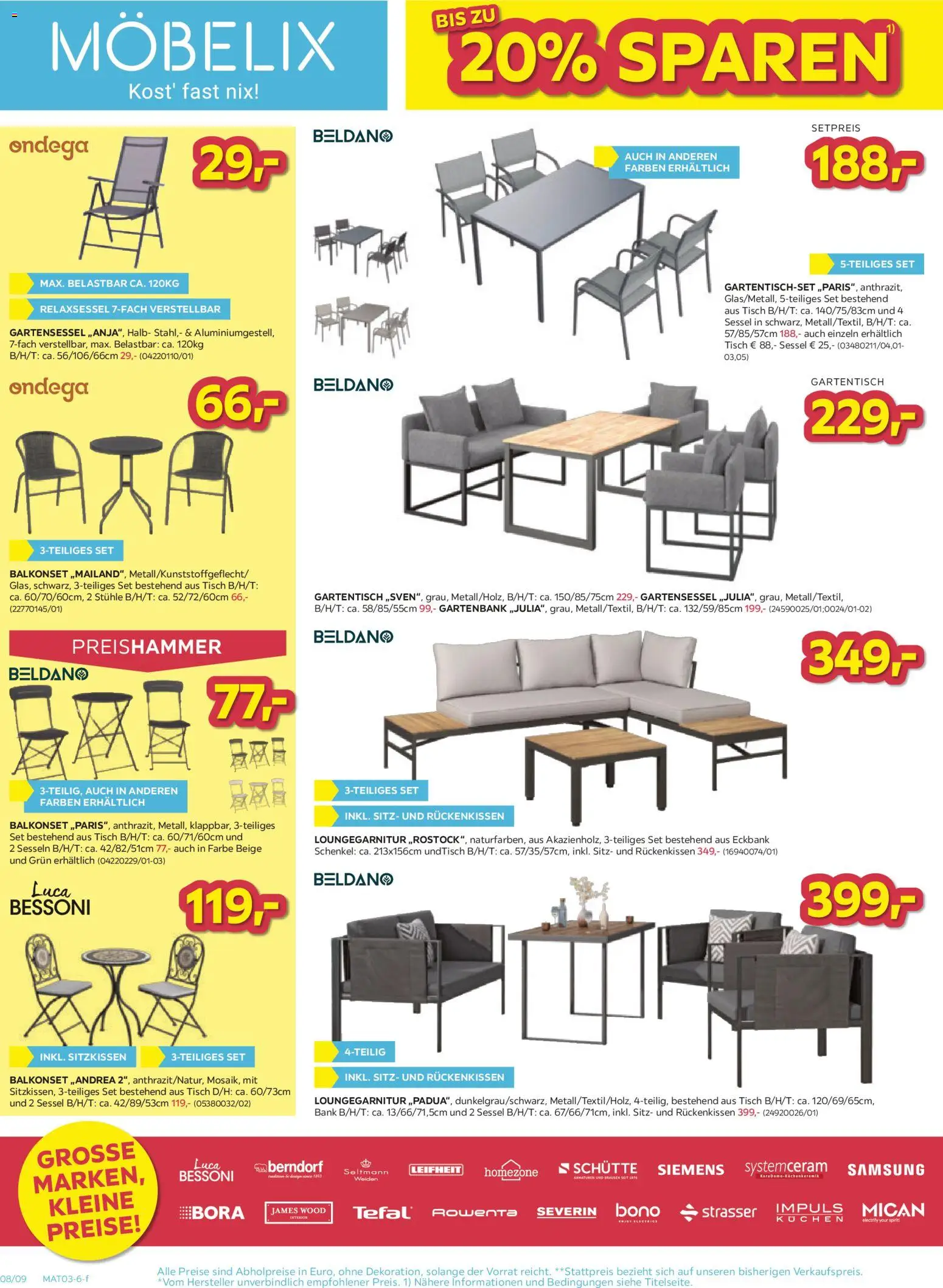 Möbelix Angebote gültig ab 03.03.2026 | Seite: 8 | Produkte: Sessel, Tisch, Samsung