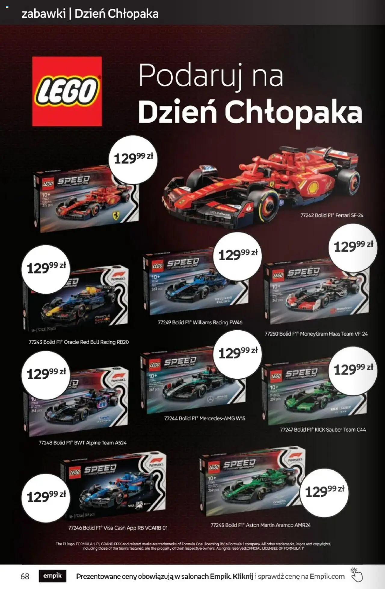 Empik promocje od 10.09.2025 | Strona: 68 | Produkty: Red bull, Lego