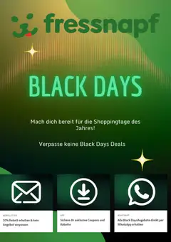 Fressnapf - Black Friday - Ankündigung ab 02.11.2025 gültig