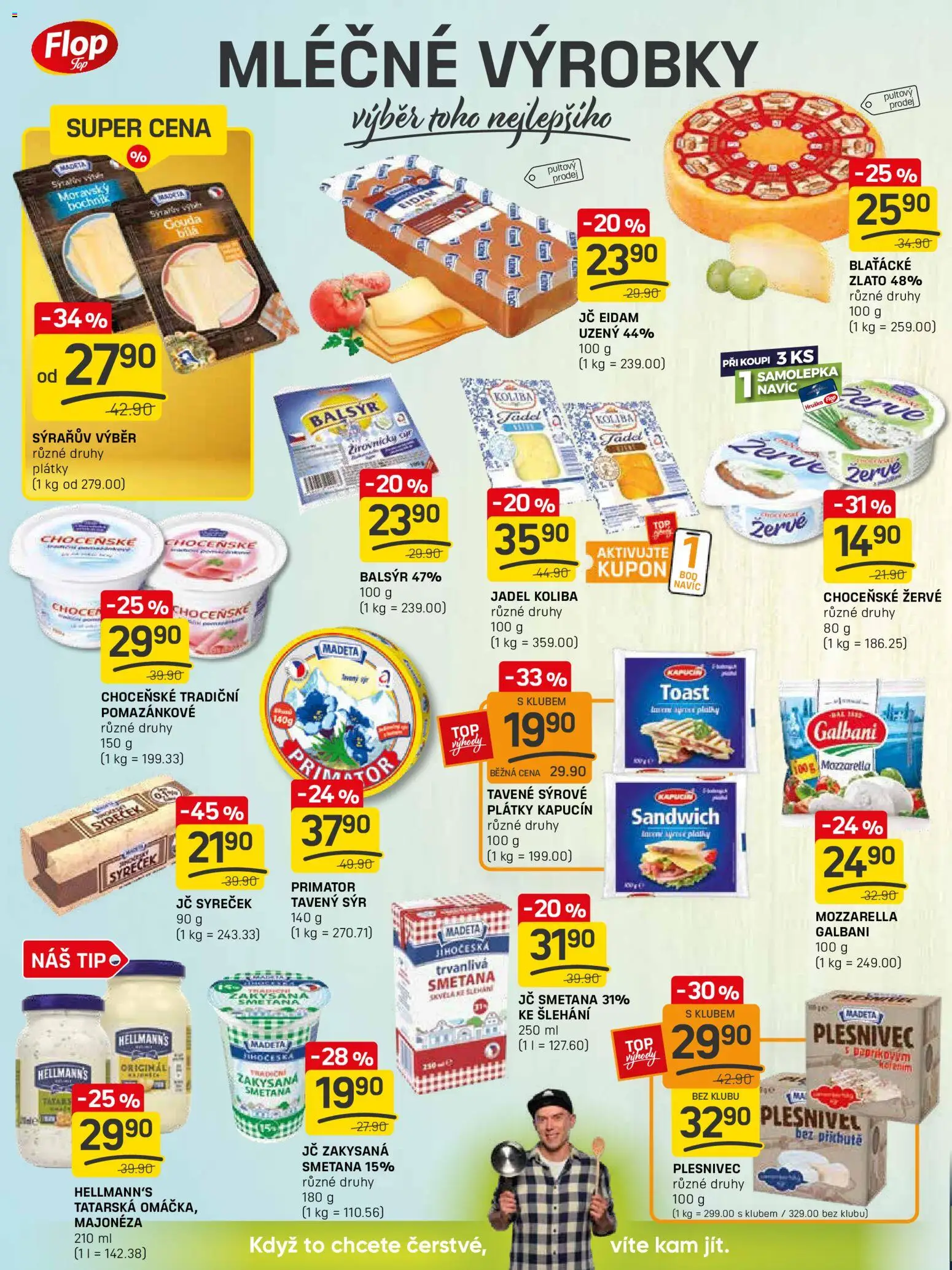 Flop leták - FlopTop od 12.11.2025 | Strana: 4 | Produkty: Sýr, Smetana, Žervé, Hellmann's
