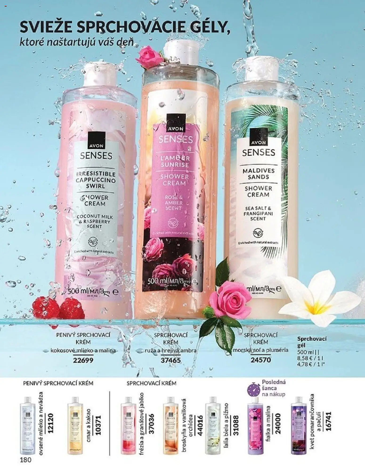 Nové Avon akcie – leták je platný od 01.01.2026 | Strana: 180 | Produkty: Mlieko, Kokosové mlieko, Krém, Kakao