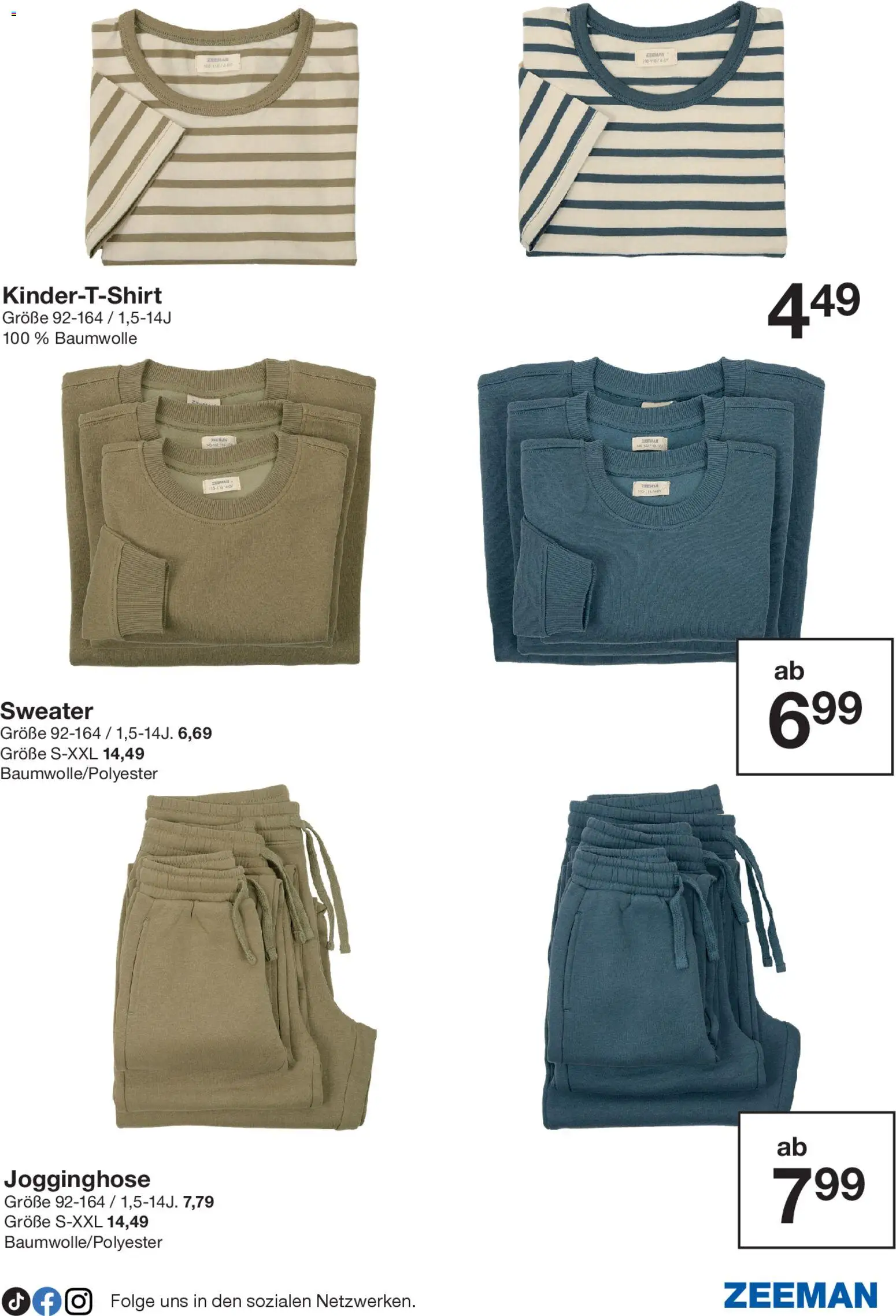 Zeeman Prospekt 	 – gültig ab 27.12.2025 | Seite: 21 | Produkte: Jogginghose