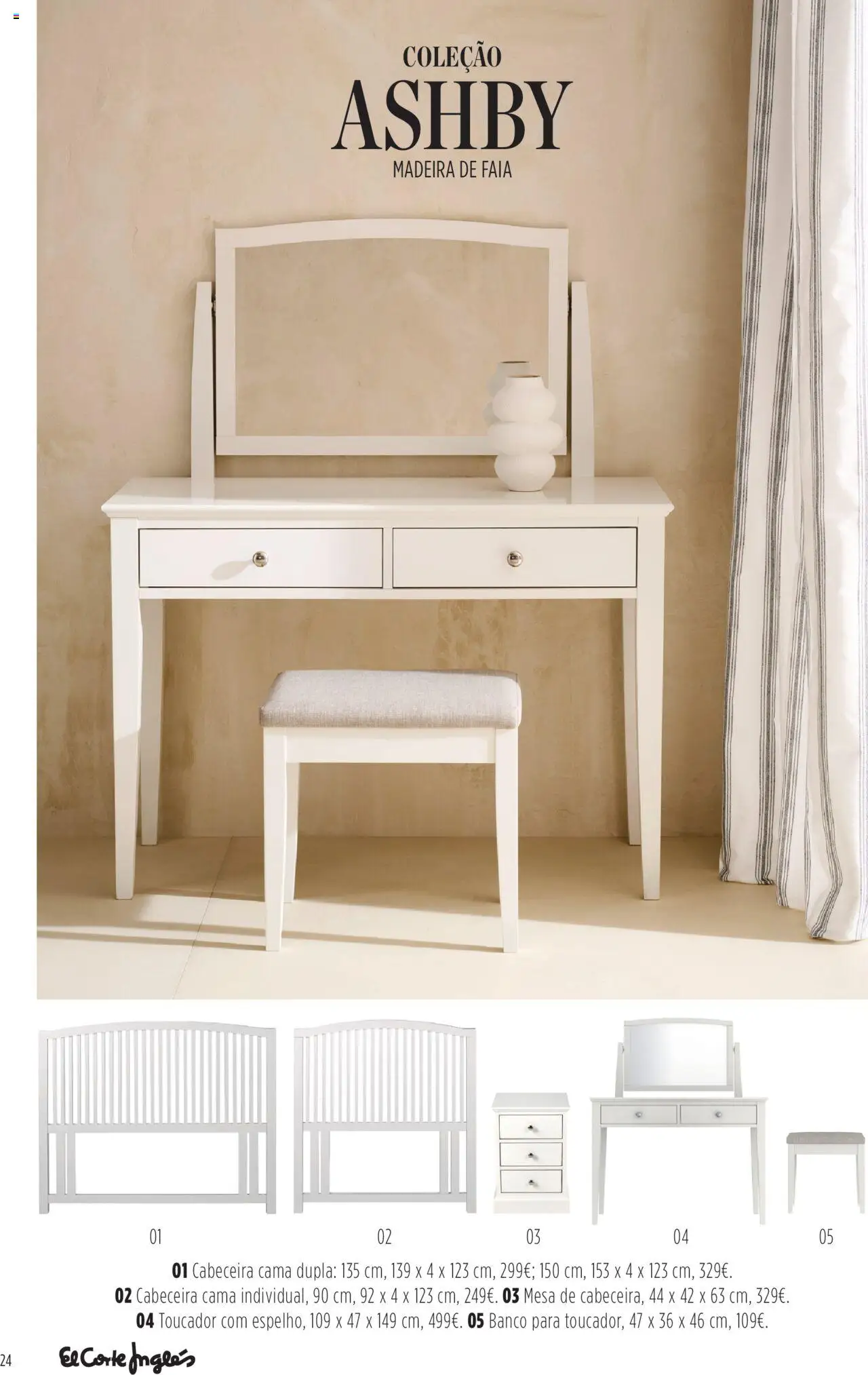 El Corte Ingles folheto │ válido de 29.04.2025 | Página: 24 | Produtos: Banco, Cama, Mesa