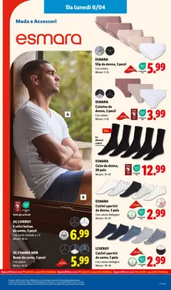 Anteprima del volantino [A] LIVERGY T-shirt intima da uomo, 3 pezzi, Con scollo rotondo o a V, Misure: M-XL valido a partire dal 30.03.2026 | Pagina: 59