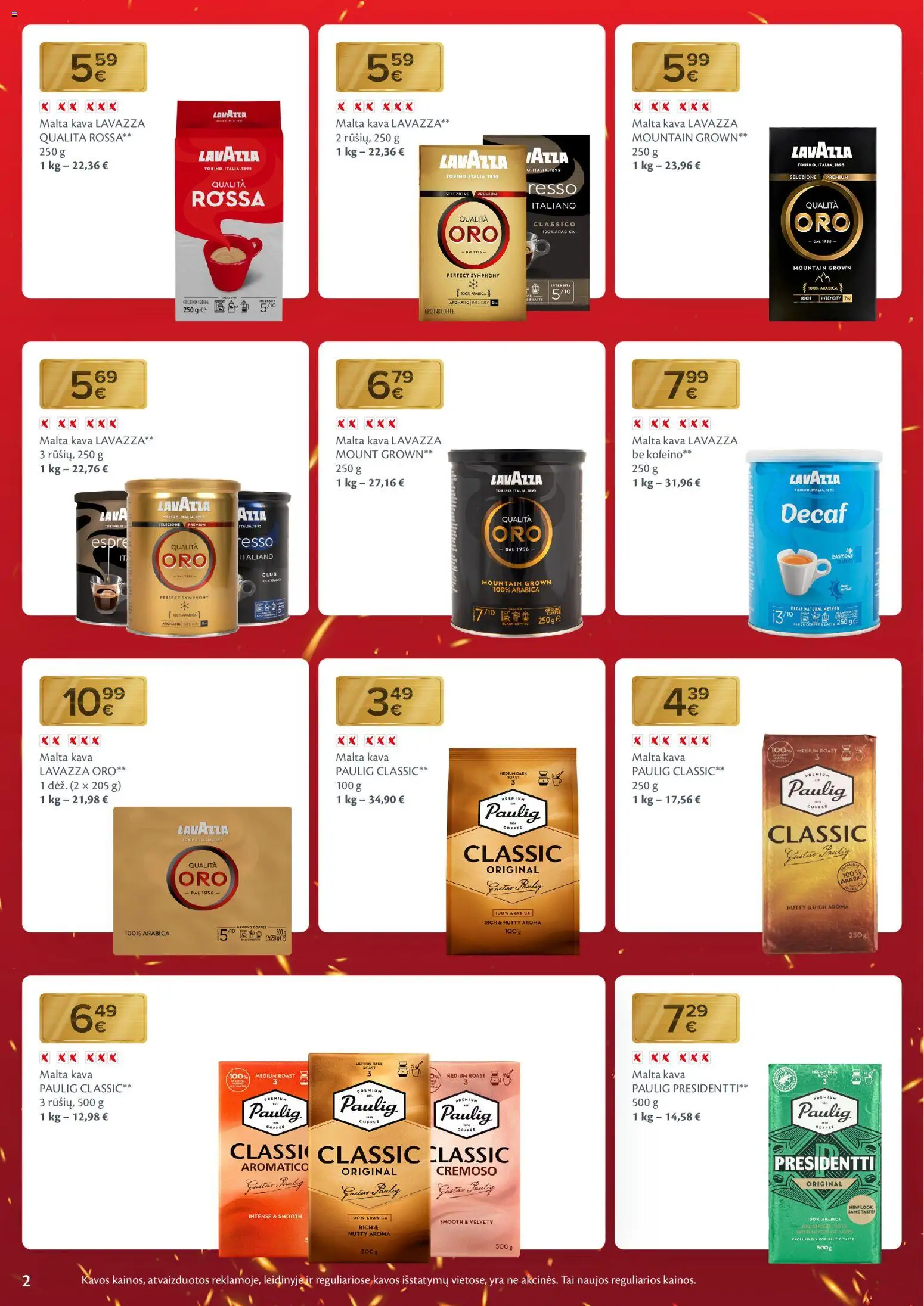 MAXIMA akcijos nuo 06.01.2026 | Puslapis: 2 | Prekių: Kava