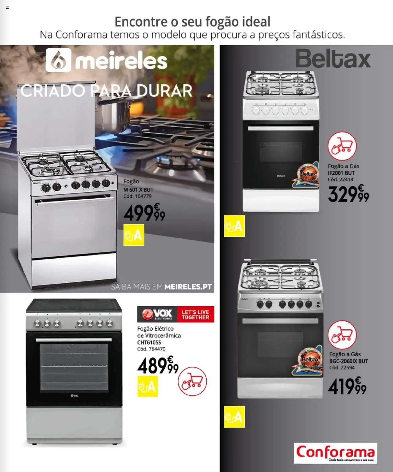 Conforama folheto │ válido de 27.03.2025 | Página: 97 | Produtos: Fogão