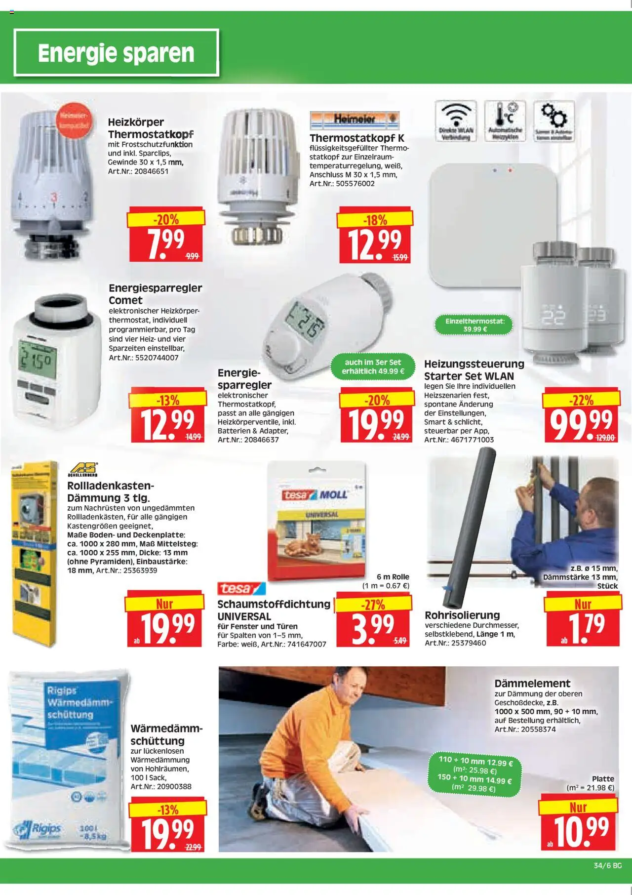 HERKULES Bau & Garten	 - gültig ab dem 18.08.2025 | Seite: 6 | Produkte: Batterien, Heizkörper