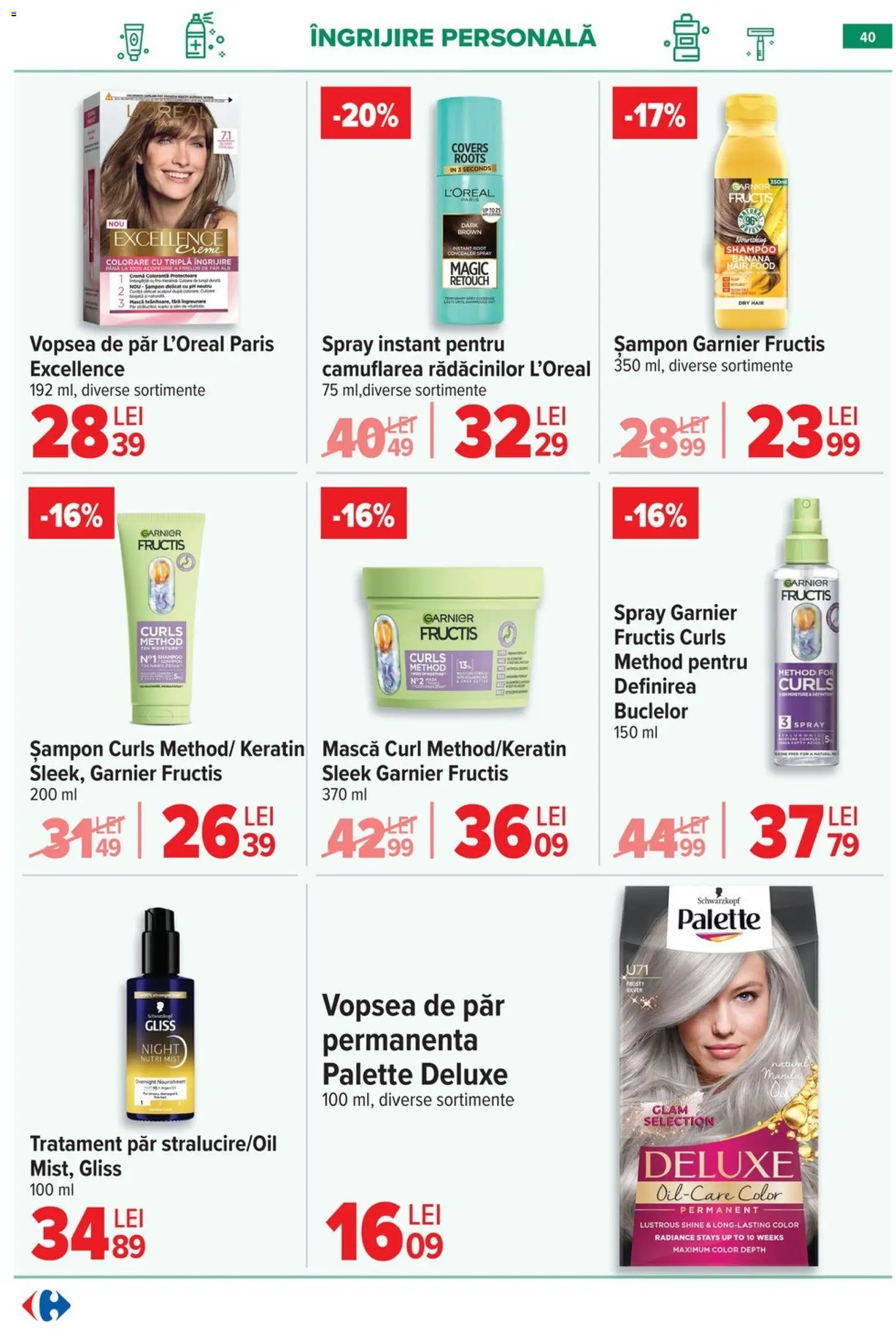 Noul catalog Carrefour – valabil de la 29.04.2026 | Pagină: 41 | Produse: Pară, Concealer, Șampon, Vopsea de păr