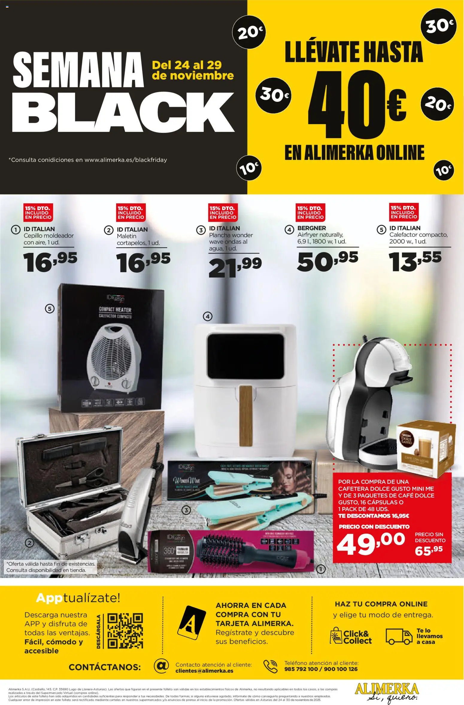 Alimerka - Black Friday │ válido desde el 24.11.2025 | Página: 12 | Productos: Café, Cafetera, Plancha, Prensa