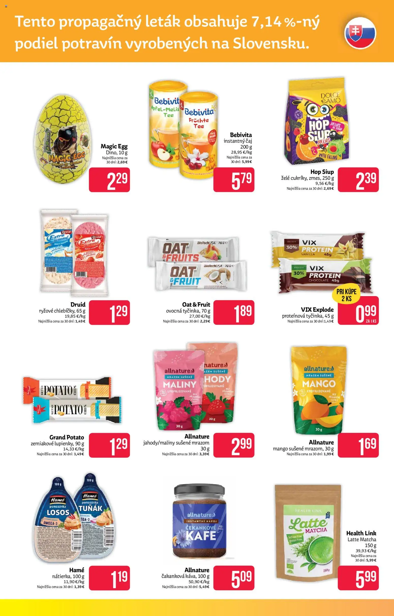 Nové Teta drogerie akcie – leták je platný od 02.02.2026 | Strana: 10 | Produkty: Čaj, Losos, Mango, Maliny