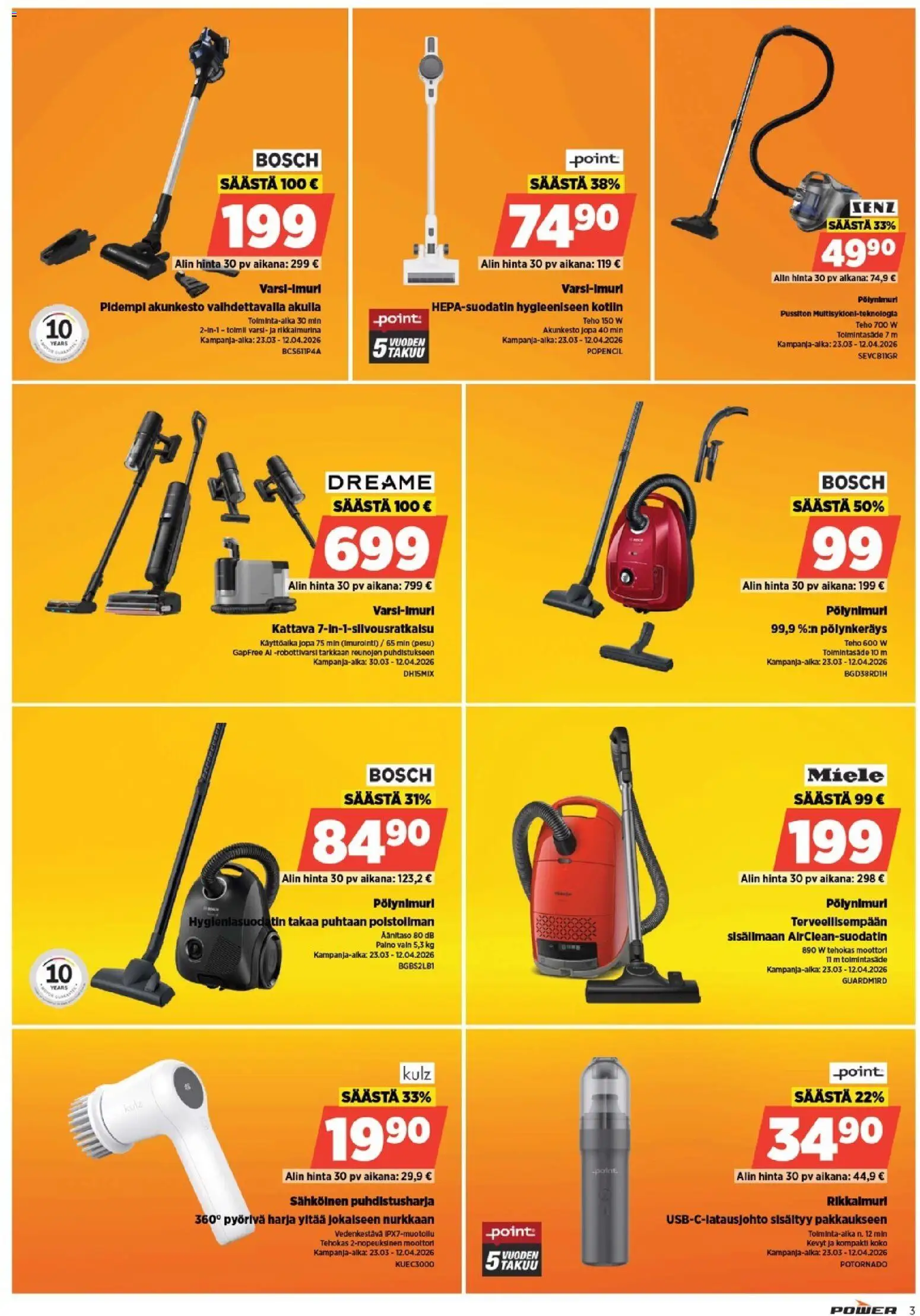 Power tarjoukset – voimassa 06.04.2026 alkaen | Sivu: 3 | Tuotteet: Harja