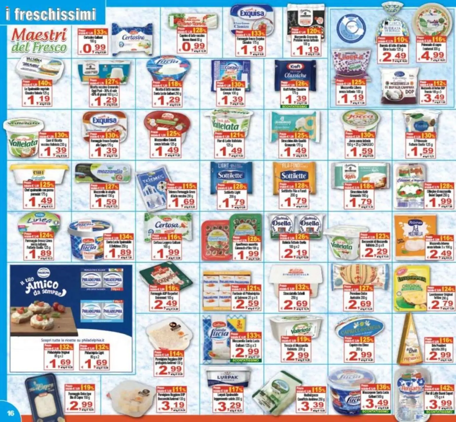 Volantino CTS del 16.12.2025 | Pagina: 16 | Prodotti: Mozzarella, Latte
