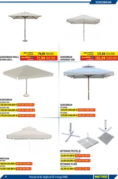 Katalog Sve za terasu Metro - Pregled kataloga iz trgovine Metro, vrijedi od 16.03.2026 | Stranica: 13 | Proizvodi: Suncobran