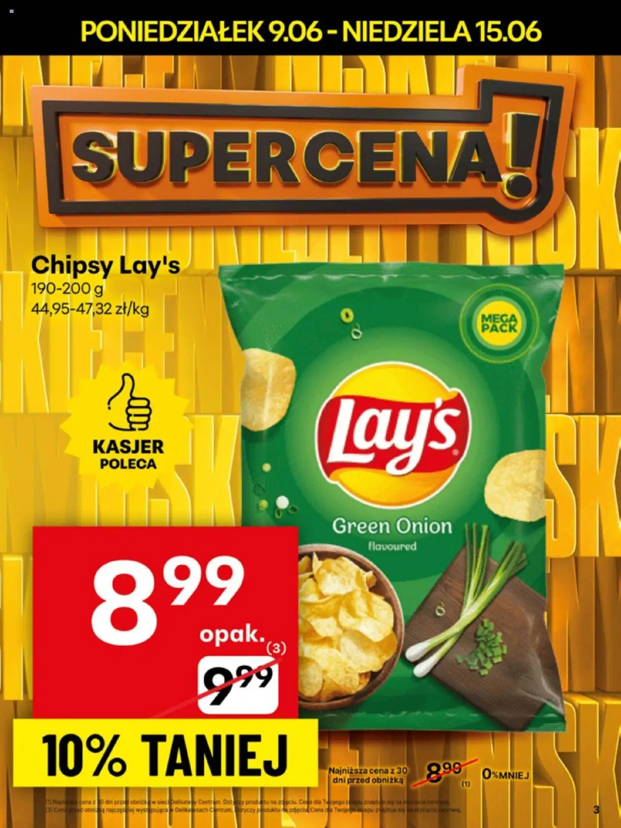Delikatesy Centrum Gazetka - Sklepy Własne od 09.06.2025 | Strona: 3 | Produkty: Chipsy