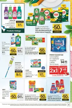 Vista previa Eroski - Oferta válido desde el 12.03.2026 | Página: 33 | Productos: Té, Lavavajillas, Caja