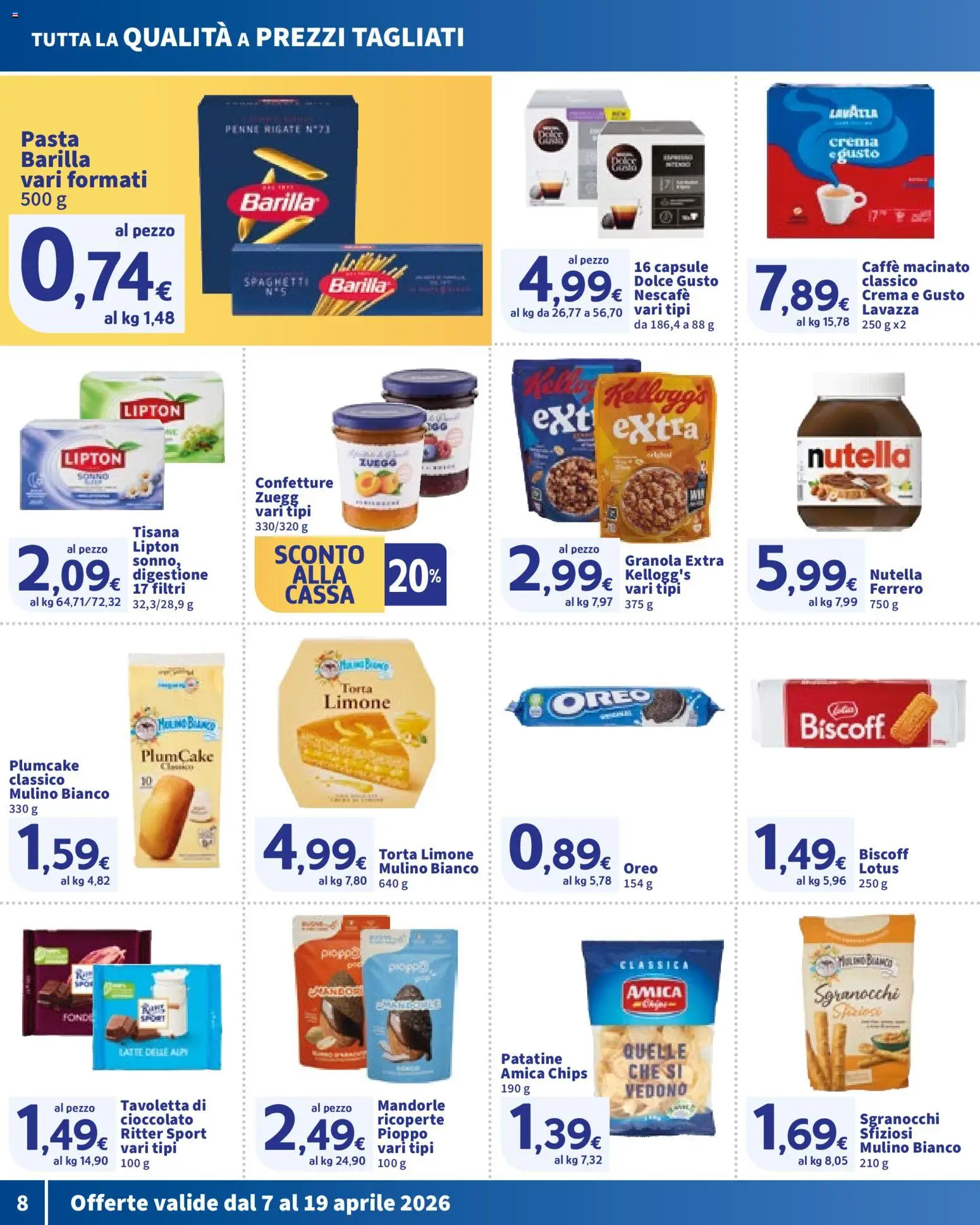 Volantino SIGMA del 07.04.2026 | Pagina: 8 | Prodotti: Crema, Limone, Plumcake, Macinato