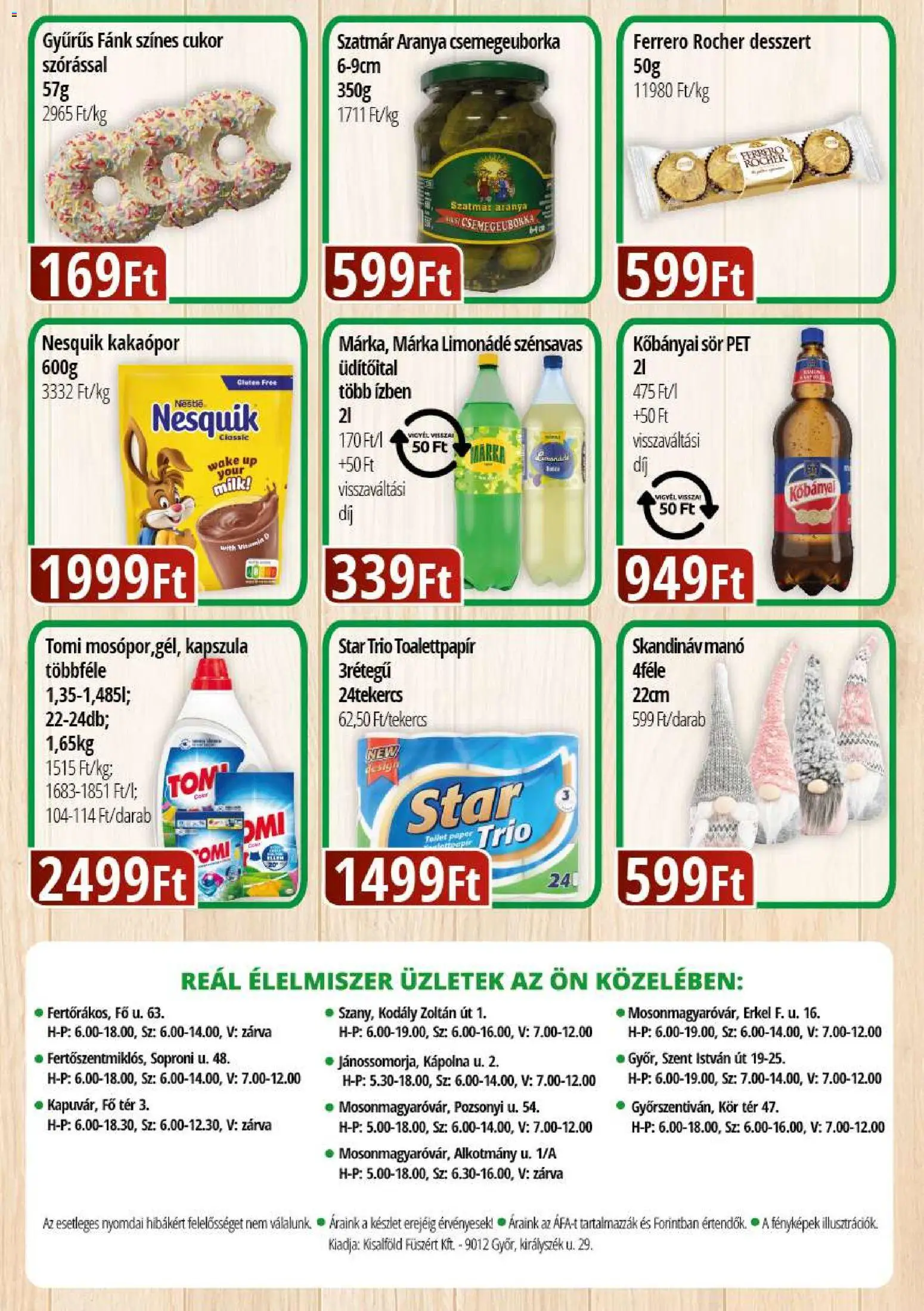 Reál akciós ujság - amely érvényes a következő dátumtól: 20.11.2025 | Oldal: 2