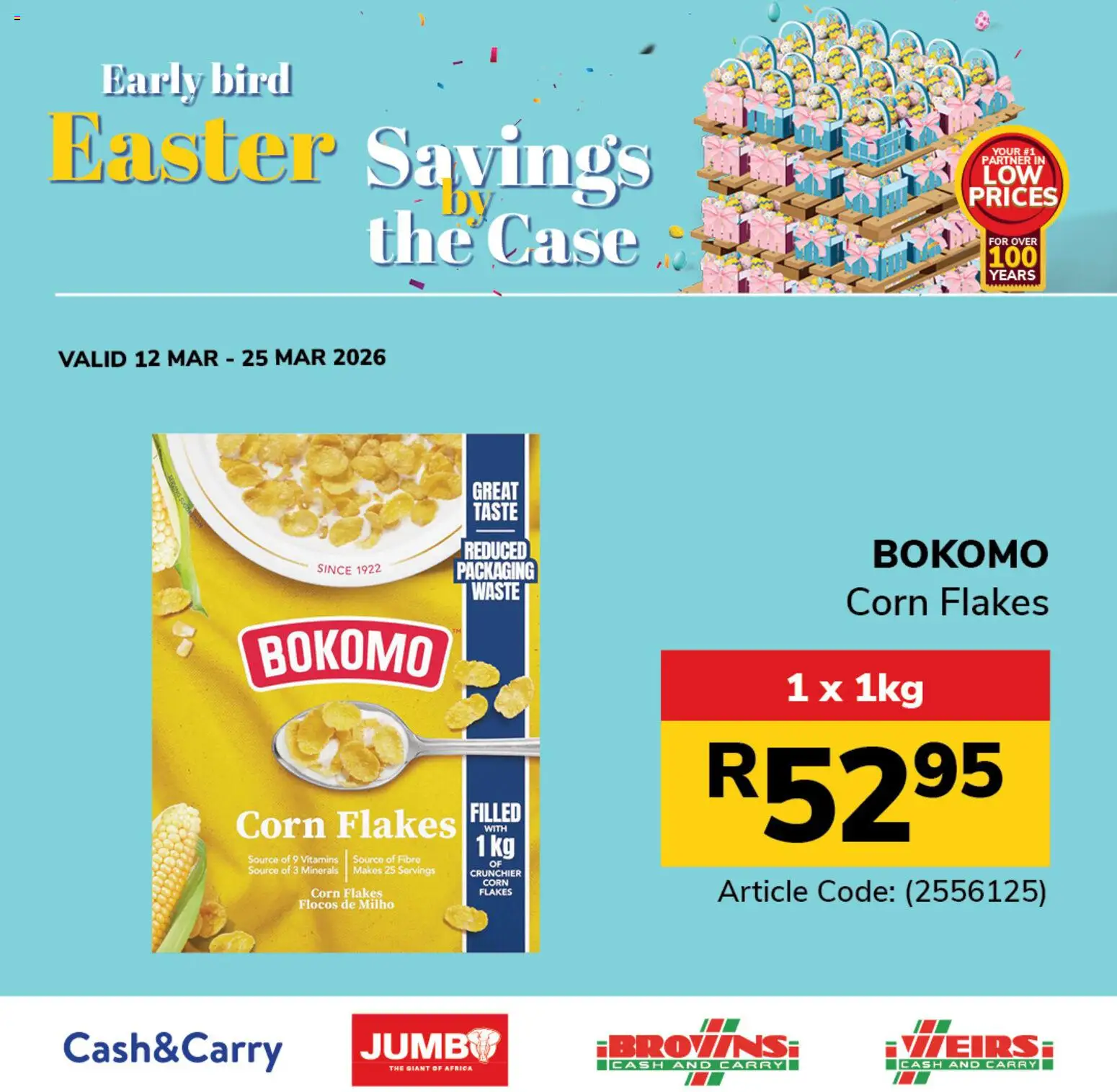 New Jumbo catalogue – valid from 12.03.2026 | Page: 5 | Products: Corn, Case, Vitamins, Flakes