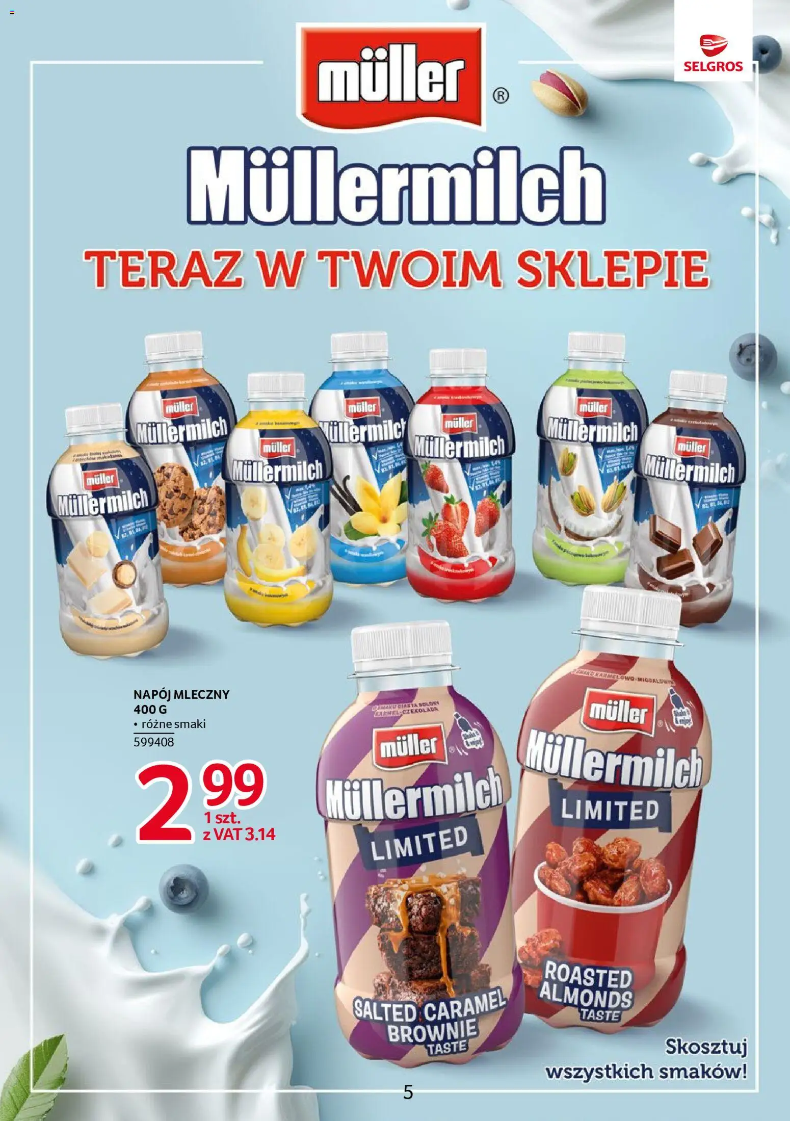 Selgros cash&carry Gazetka - Markowe produkty od 06.11.2025 | Strona: 5 | Produkty: Brownie