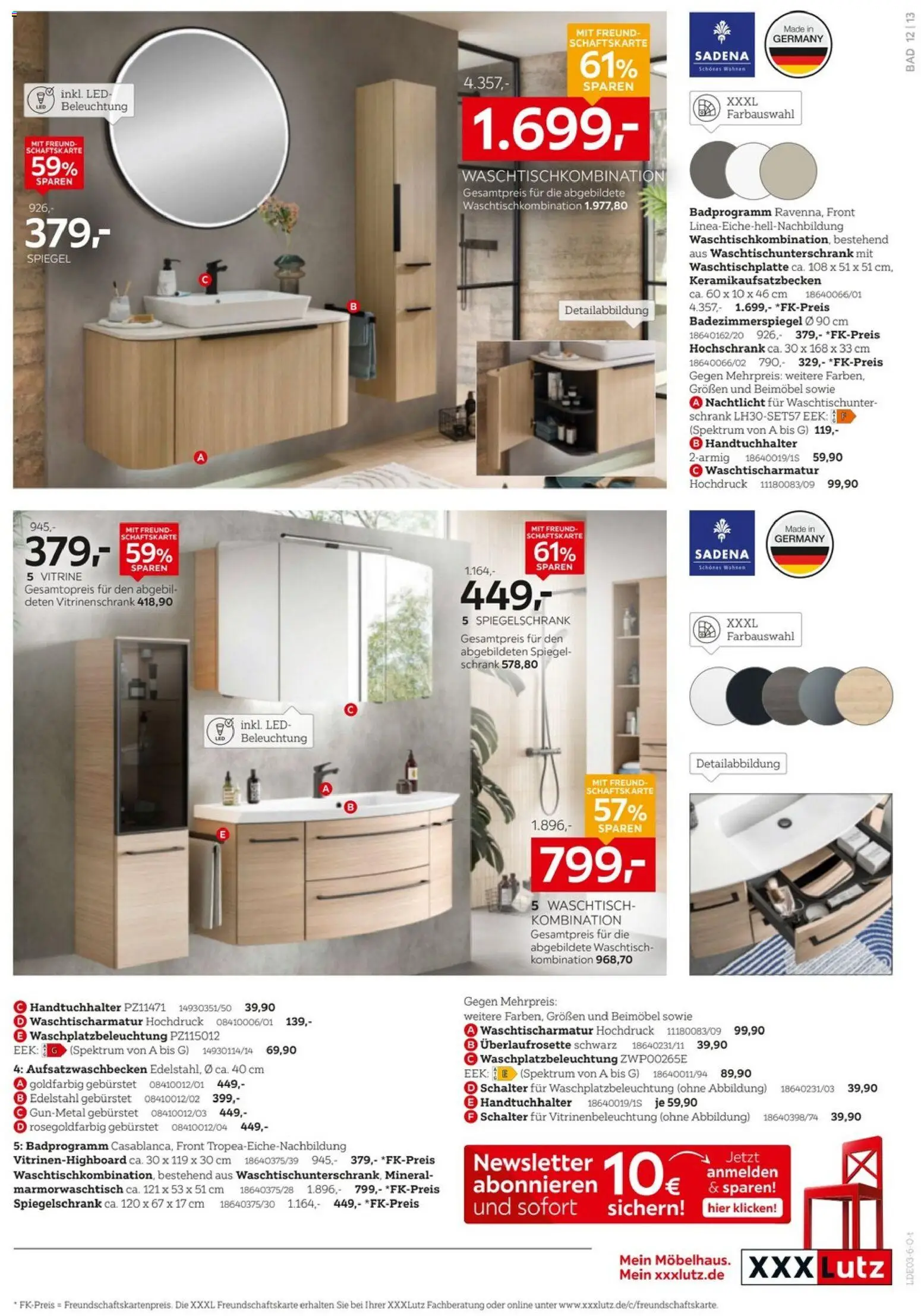 XXXL Lutz Badzimmertesterinnen und -tester gesucht – gültig ab 08.03.2026 | Seite: 13 | Produkte: Vitrine, Schrank, Handtuchhalter, Hochschrank