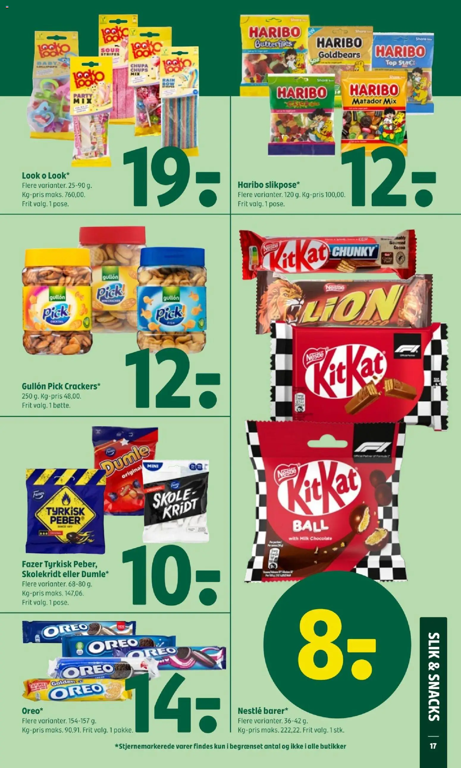 Coop 365 tilbudsavis – gyldig fra 05.03.2026 | Side: 19 | Produkter: Slik, Cookies, Oreo