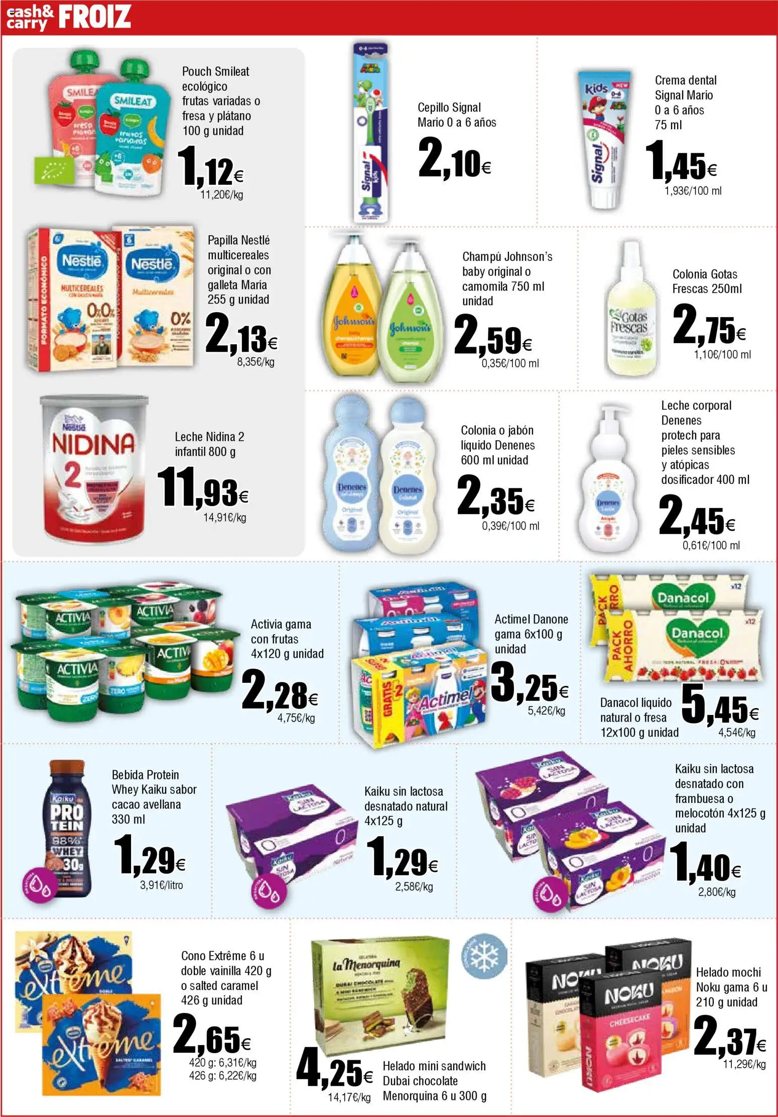 Froiz - Folleto Cash │ válido desde el 11.02.2026 | Página: 6 | Productos: Champú, Colonia, Crema, Jabón líquido