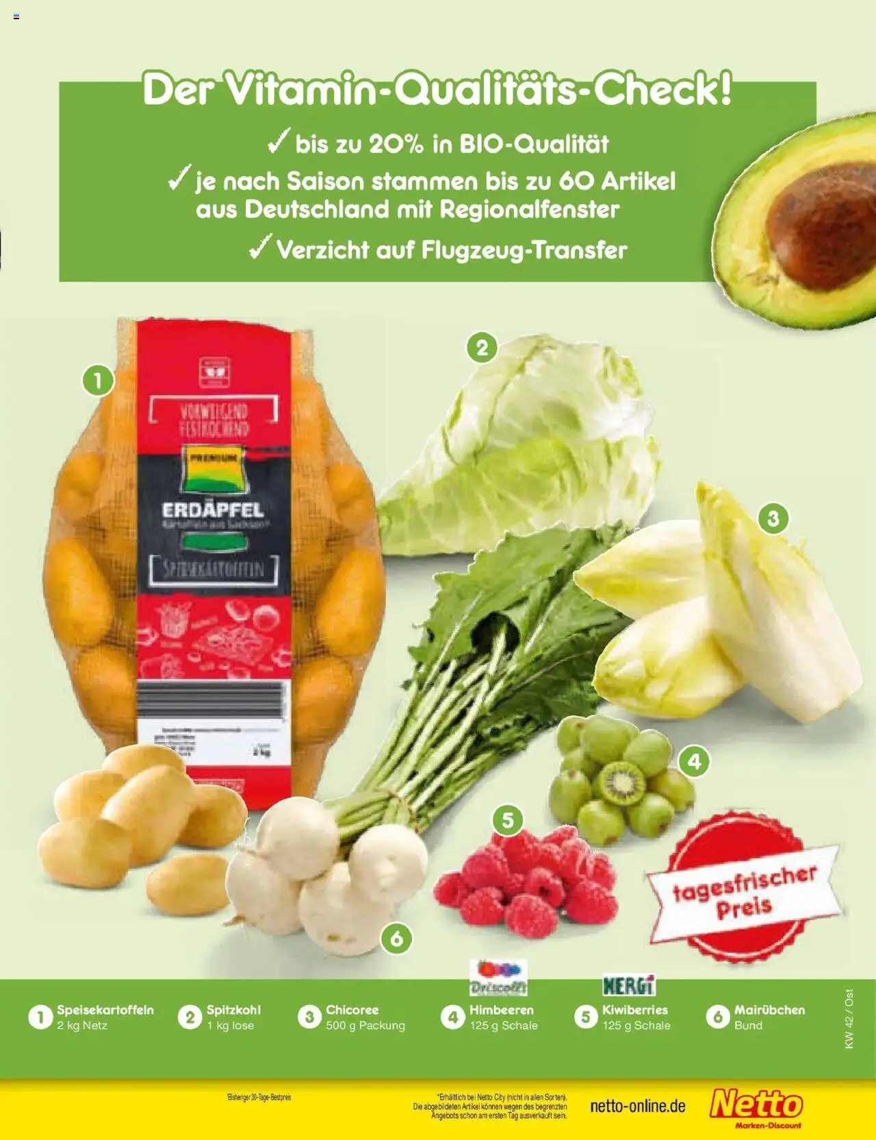 Netto Marken-Discount Prospekt 	 – gültig ab 13.10.2025 | Seite: 9 | Produkte: Himbeeren