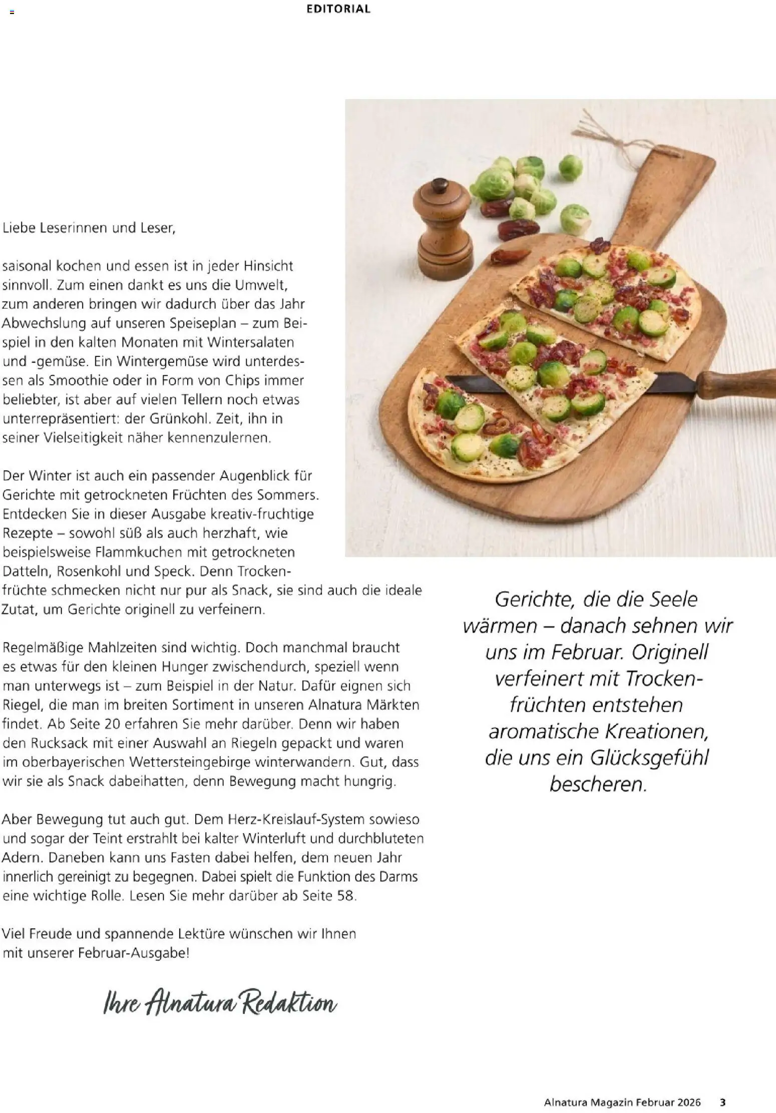 Alnatura Prospekt – gültig ab 01.02.2026 | Seite: 3 | Produkte: Spiel, Rucksack, Chips