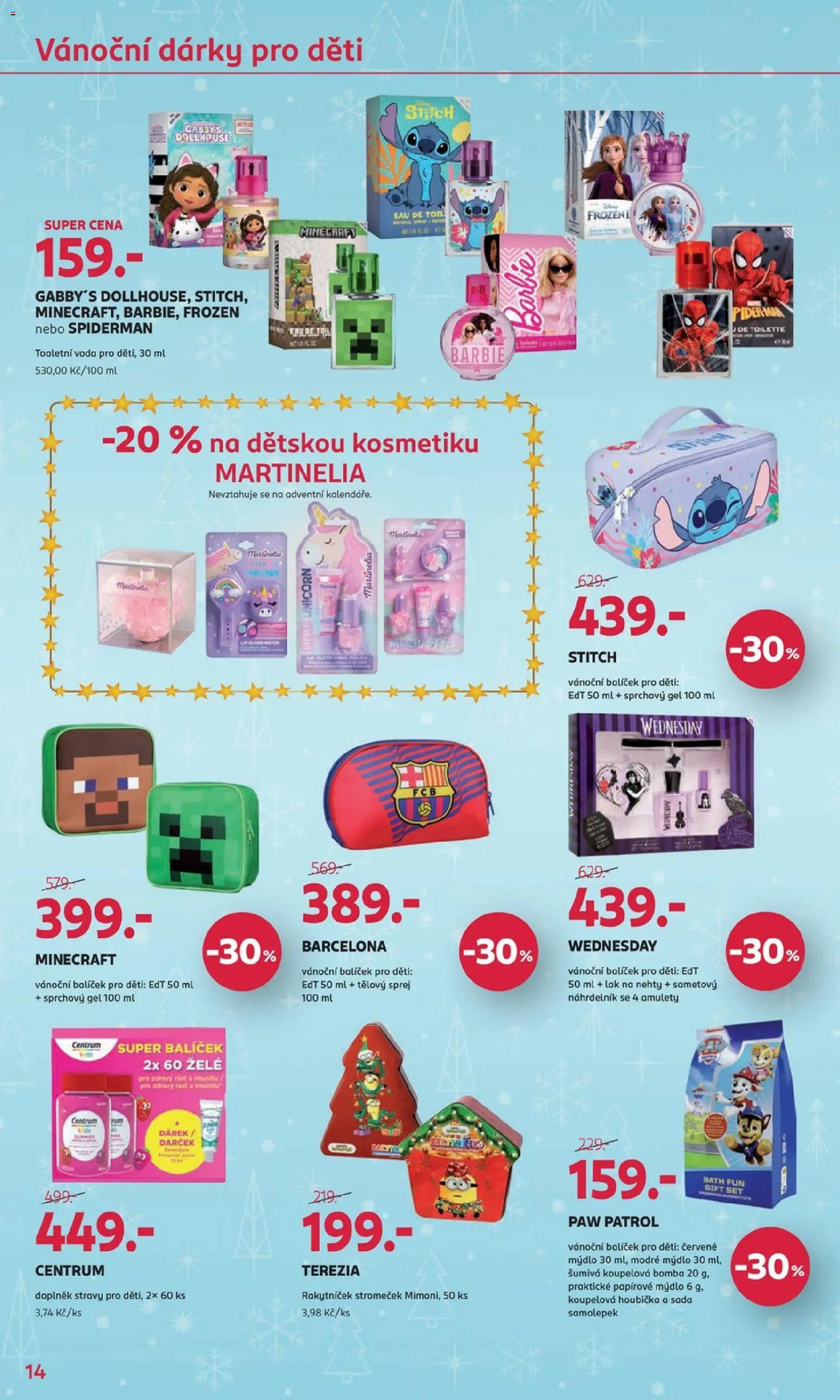 Rossmann katalog - Vánoce od 19.11.2025 | Strana: 14 | Produkty: Mýdlo, Voda, Toaletní voda, Stitch