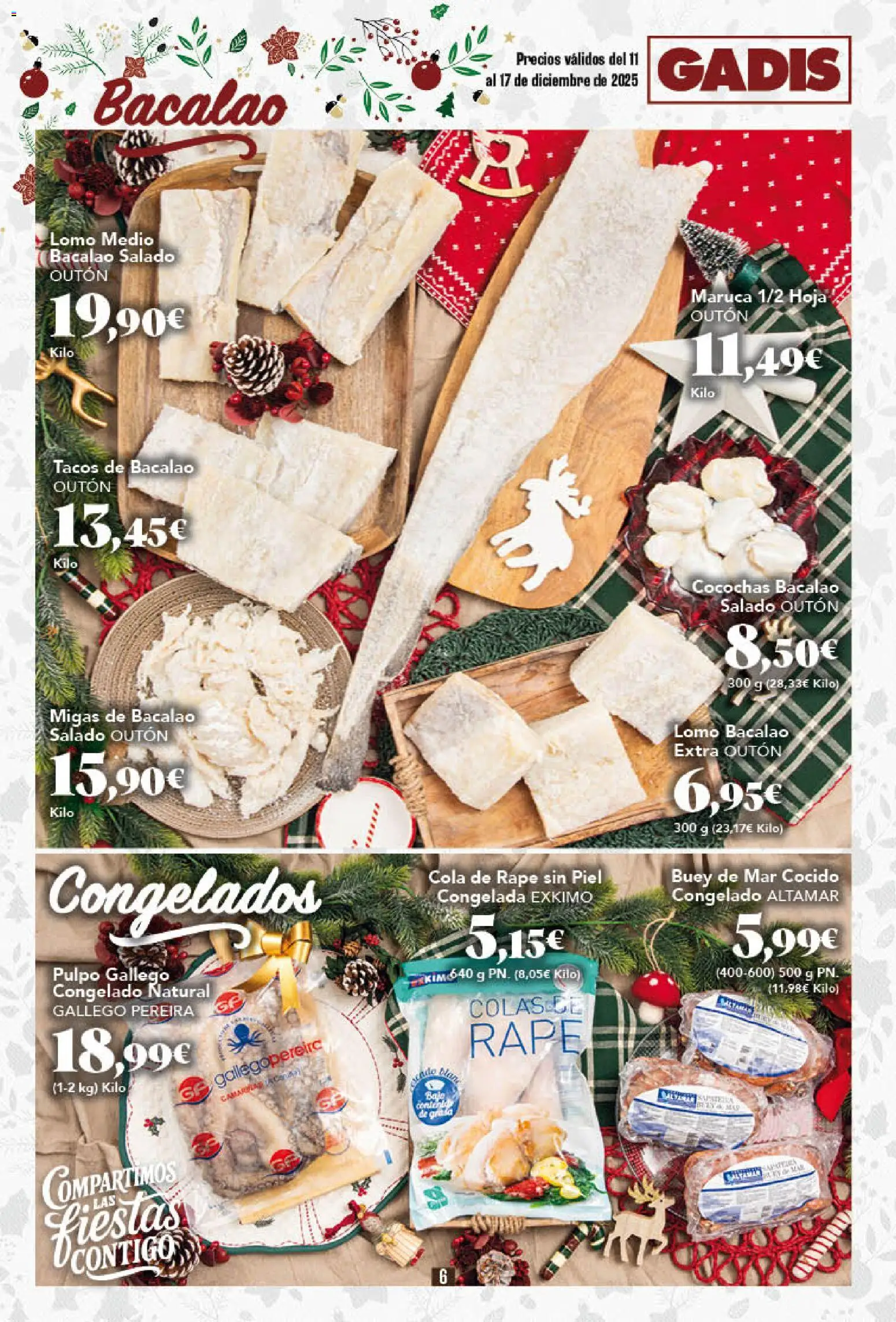 Gadis - folleto │ válido desde el 11.12.2025 | Página: 6 | Productos: Tacos