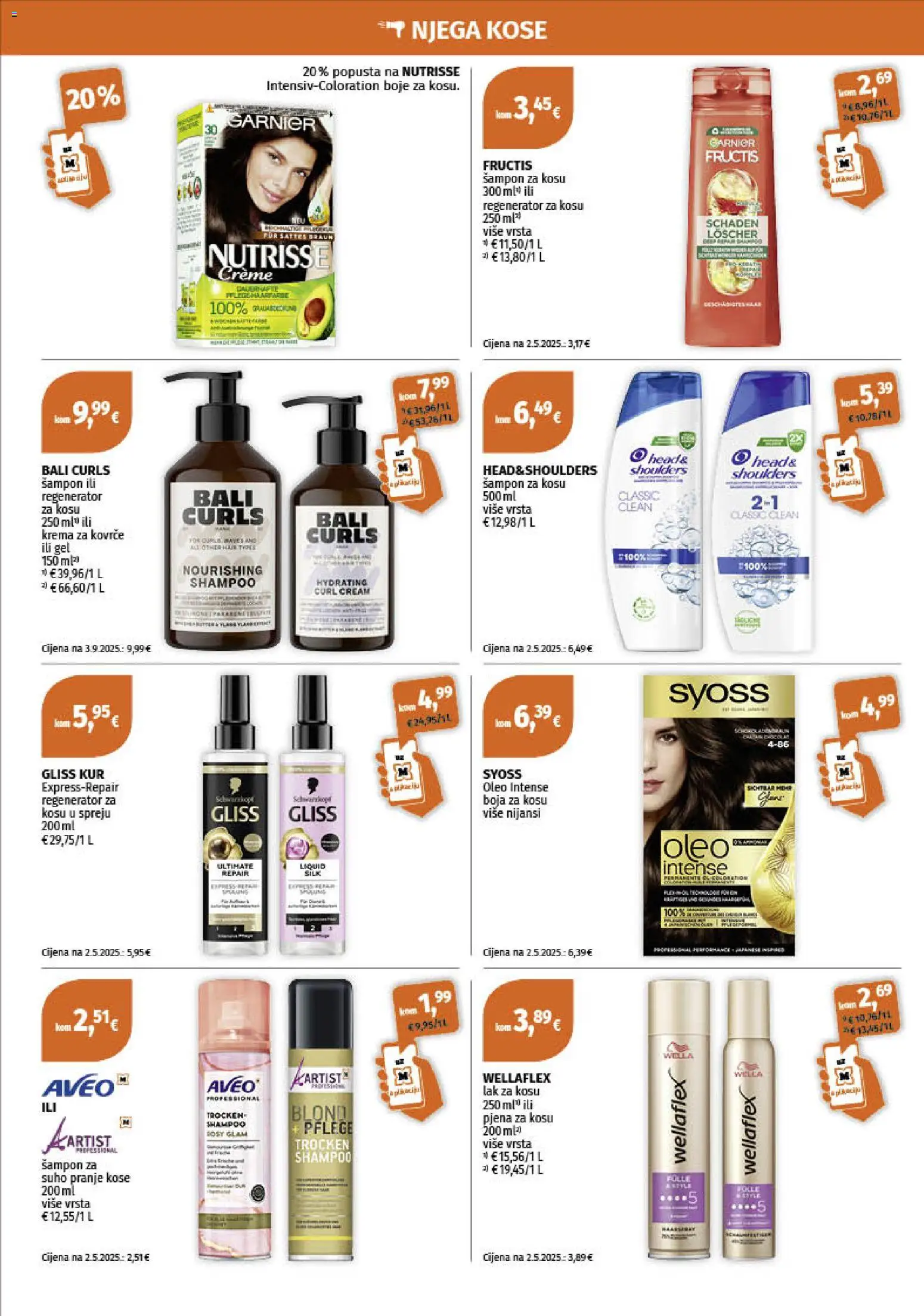 Müller katalog | vrijedi od 23.02.2026 | Stranica: 4 | Proizvodi: Regenerator, Regenerator za kosu, Boja za kosu, Krema
