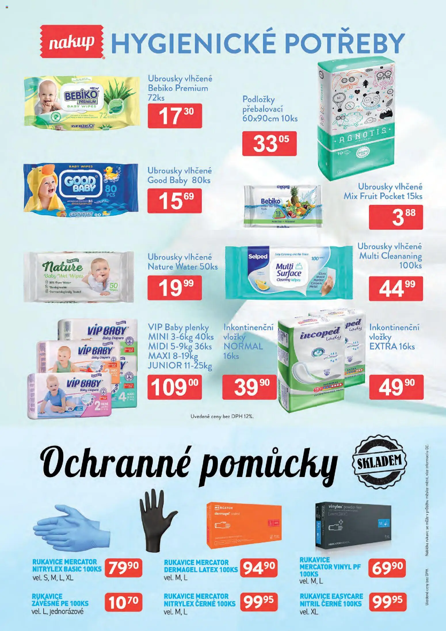 Astur & Qanto leták - Velkoobchod 12/2025 od 01.12.2025 | Strana: 169 | Produkty: Vlhčené ubrousky, Vložky, Rukavice, Ubrousky