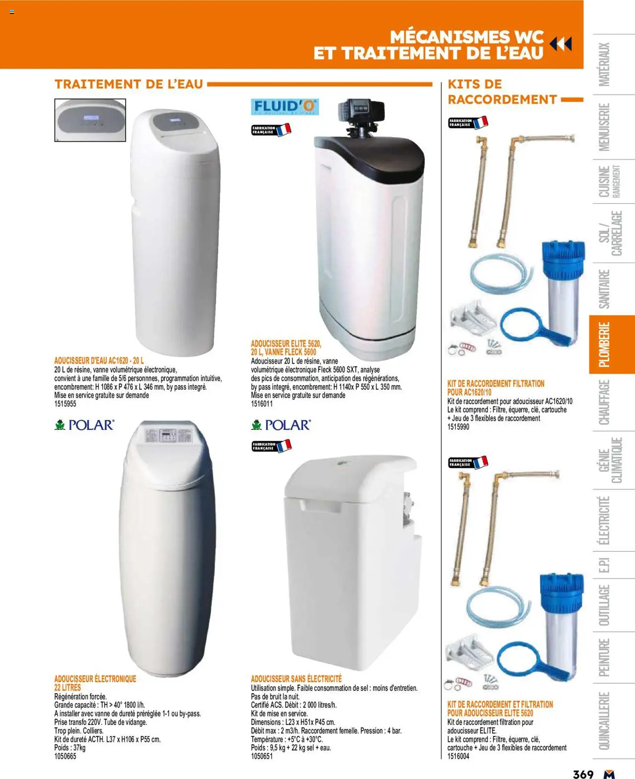  | Page: 369 | Produits: Poids, Sel, Prise, Cartouche