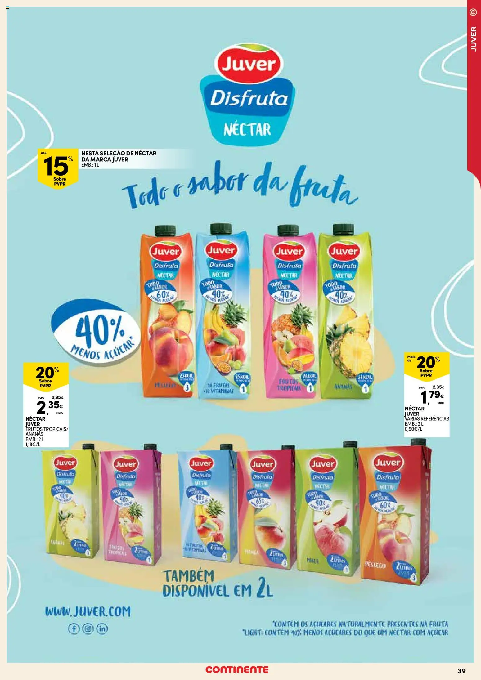 Continente - Açores: Natal │ válido de 11.12.2025 | Página: 39 | Produtos: Maça, Açúcar