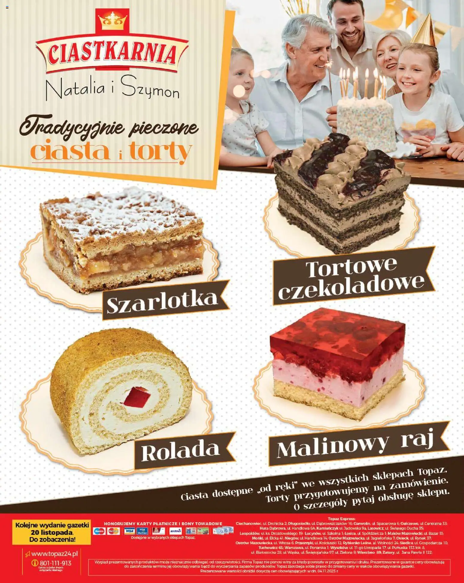 Topaz Gazetka - Express od 13.11.2025 | Strona: 28 | Produkty: Rolada