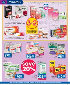Clicks specials catalogue – valid from 23.10.2025 | Page: 17 | Products: Tablet, Vitamins, Powder, Syrup